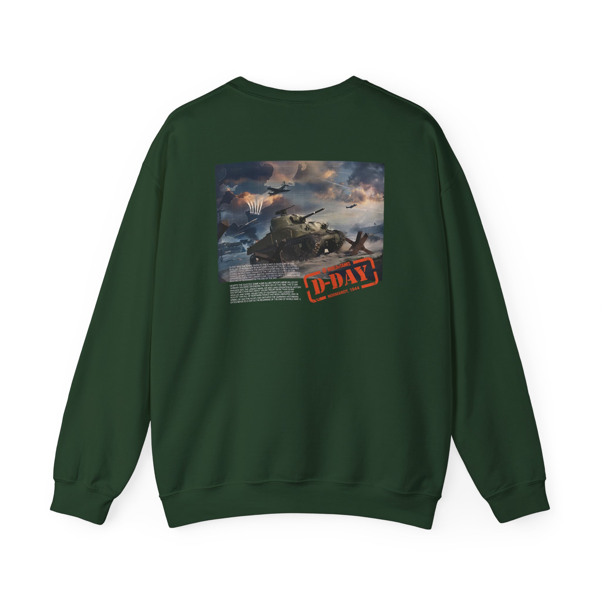 World of Tank Wot D-day Unisex Heavy Blendâ„¢ Crewneck Sweatshirt