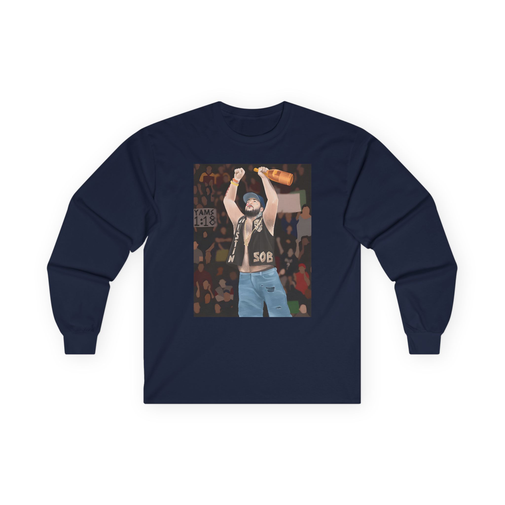 Asap Mob Vlone X Asap Yams Unisex Ultra Cotton Long Sleeve Tee