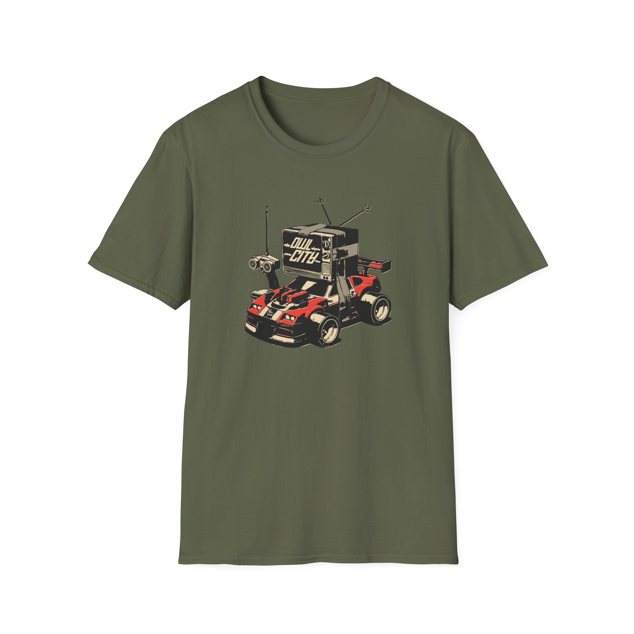 Owl City Rc Car Unisex Softstyle T-Shirt