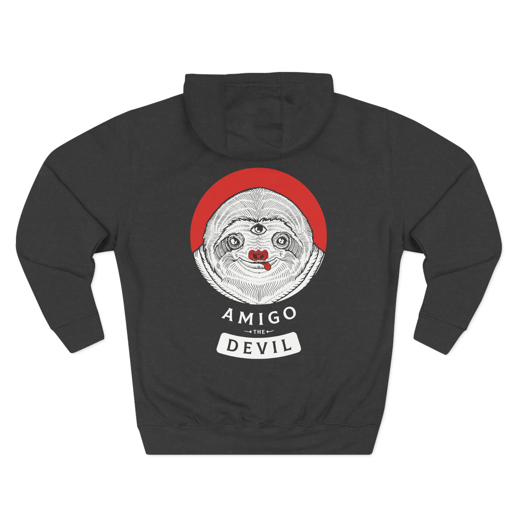 Amigo the Devil Hanging Around Three-Panel Fleece Hoodie