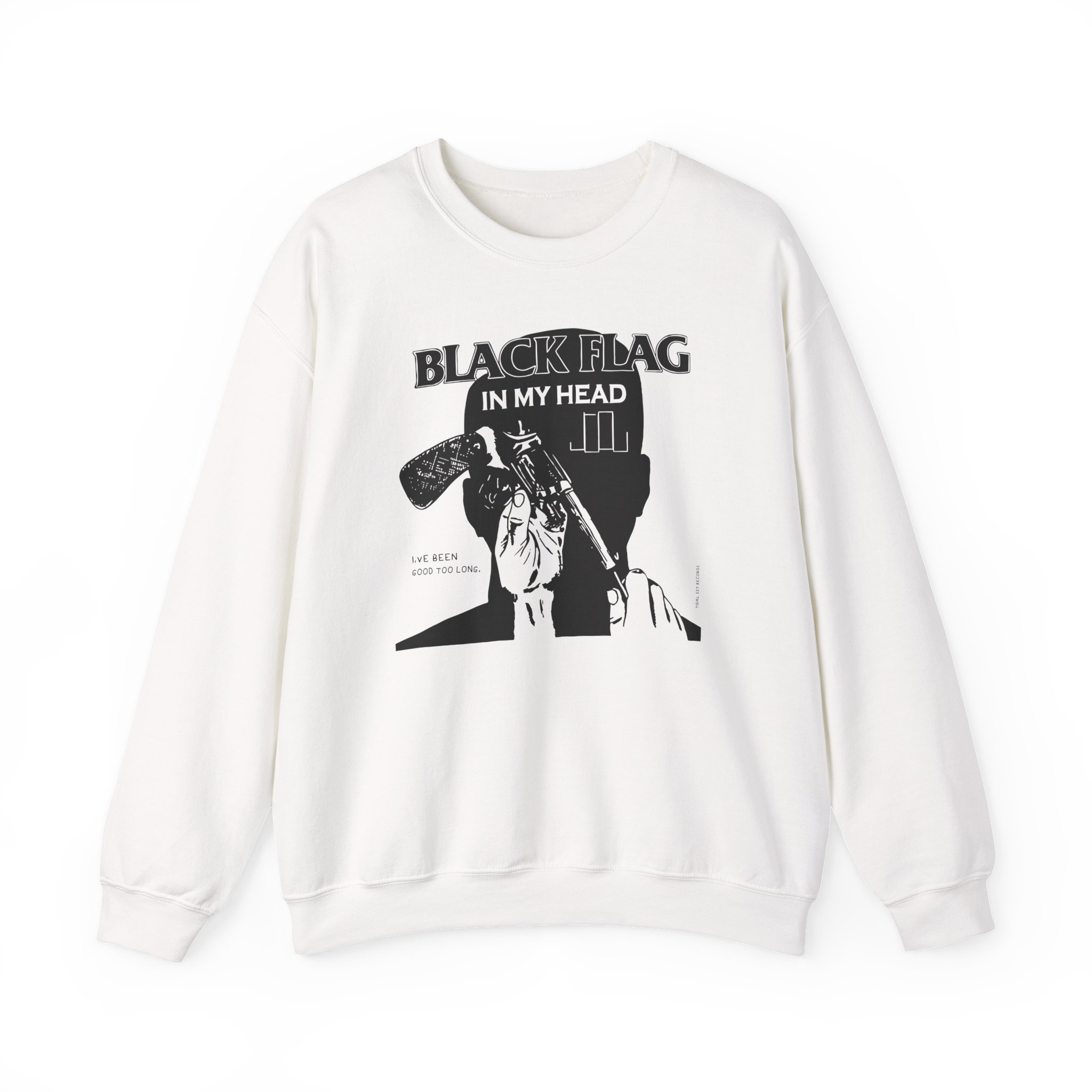 Black Flag in My Head Unisex Heavy Blendâ„¢ Crewneck Sweatshirt
