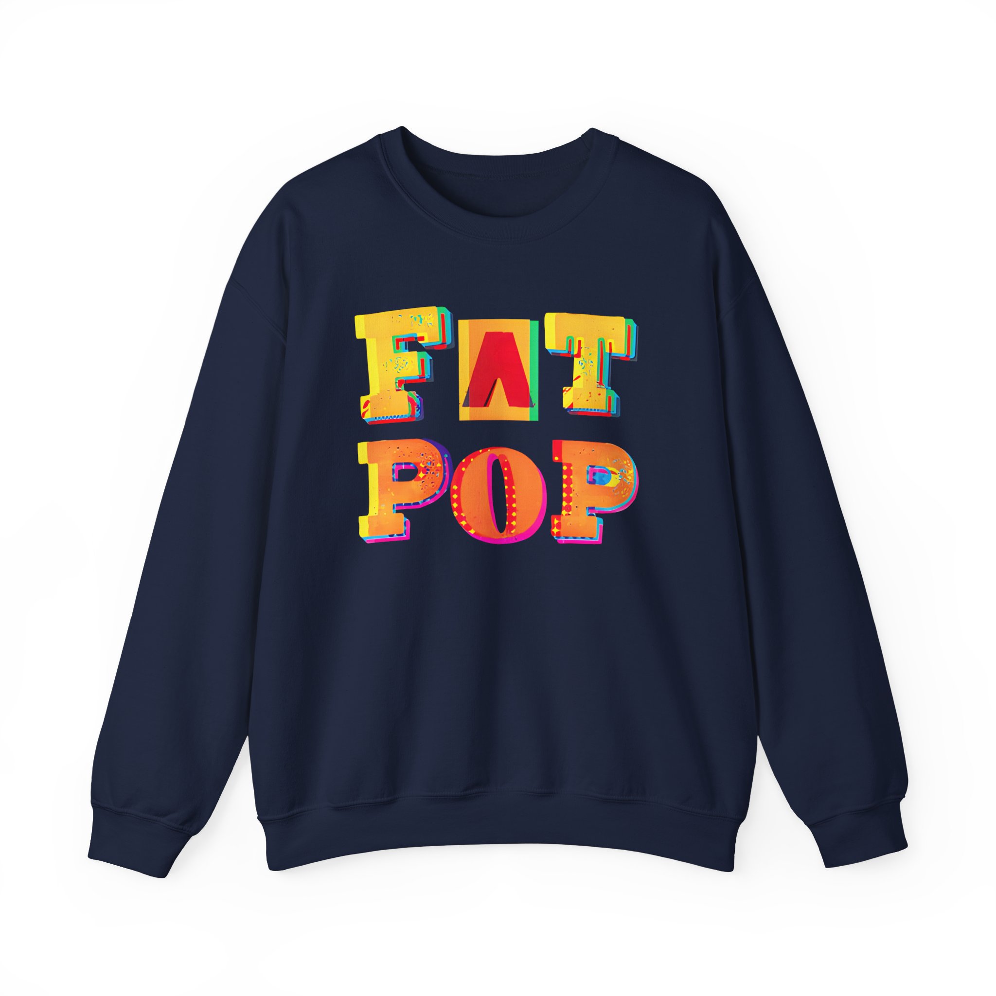 PW Fat Pop Logo Unisex Heavy Blendâ„¢ Crewneck Sweatshirt