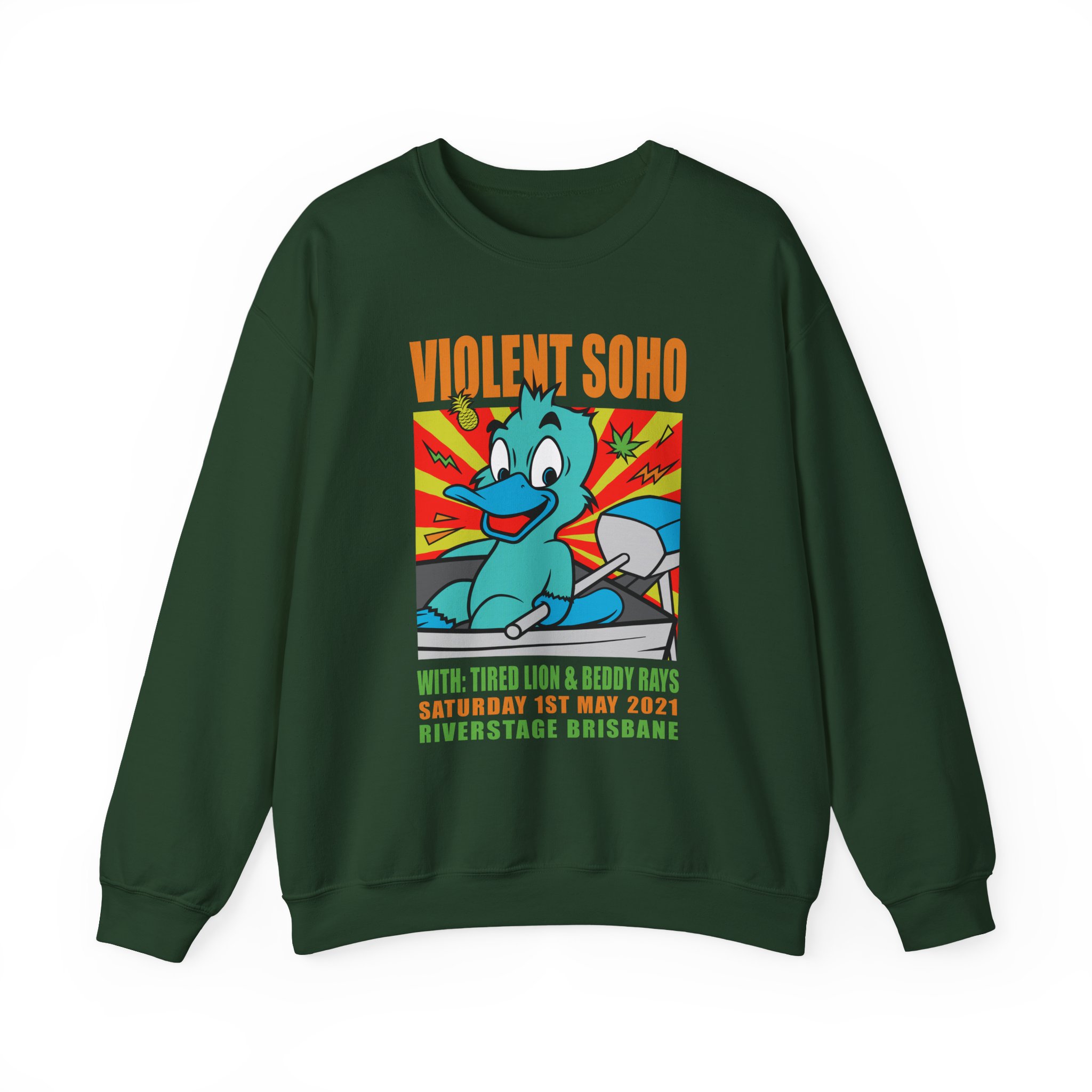Violent Soho Event Poster Unisex Heavy Blendâ„¢ Crewneck Sweatshirt