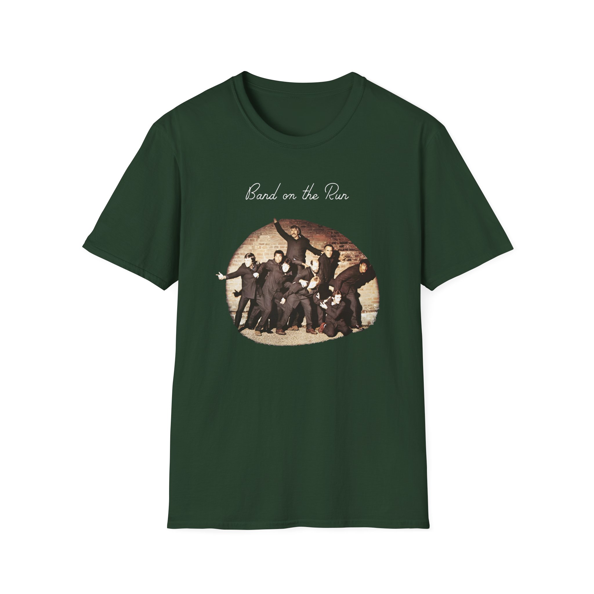 Wings Band On The Run Unisex Softstyle T-Shirt