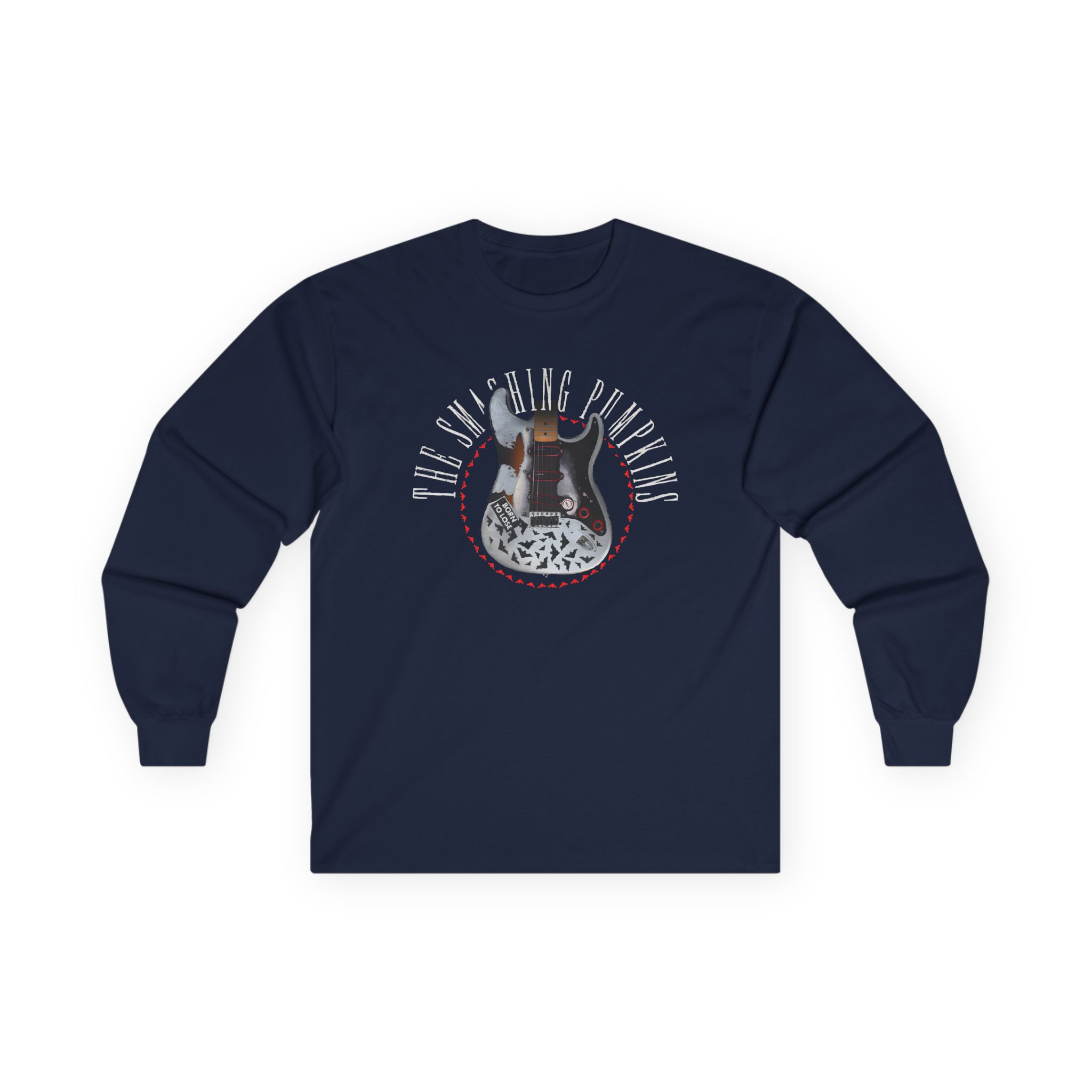 The Smashing Pumpkins Bat Strat Unisex Ultra Cotton Long Sleeve Tee
