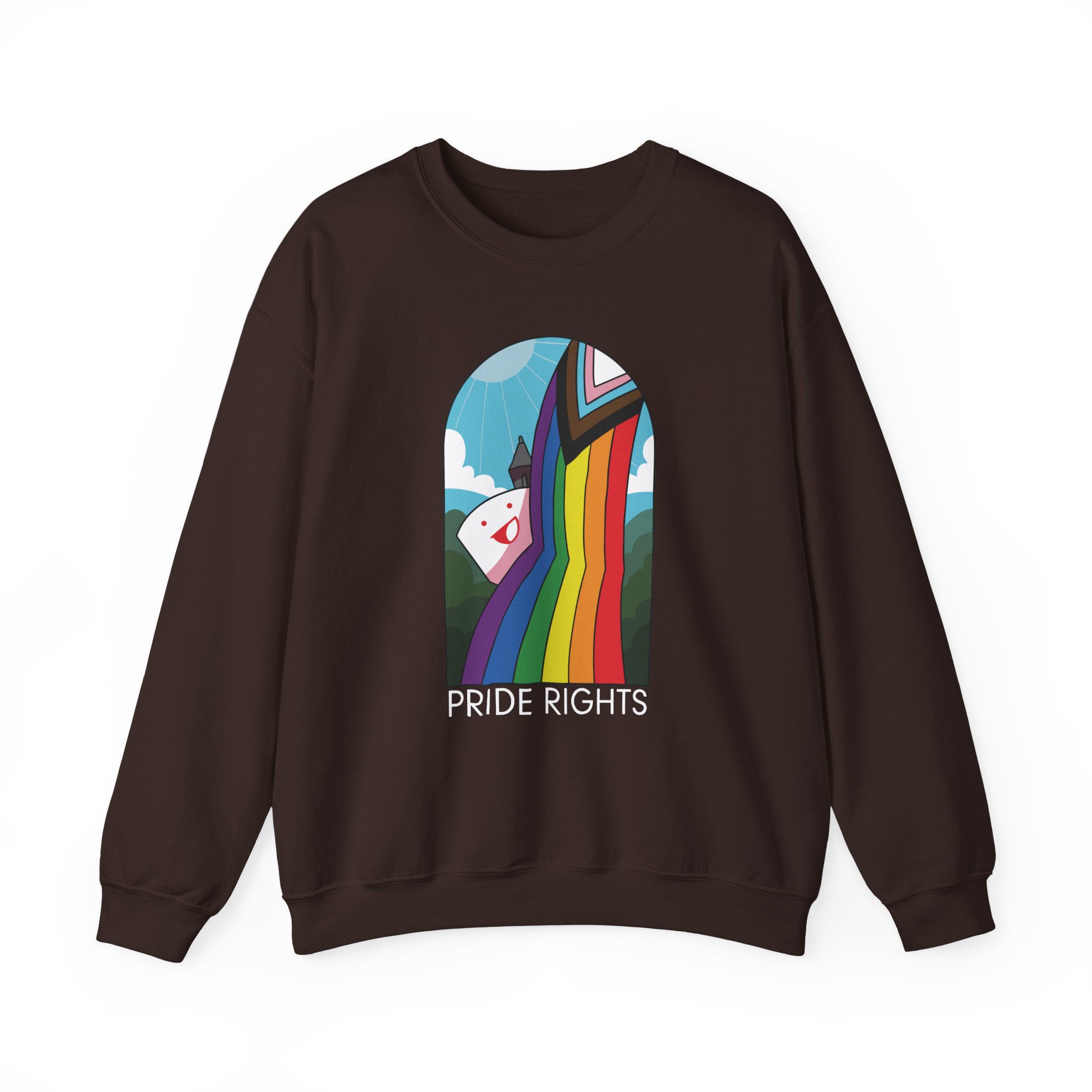 Drawfee Pride Rights Unisex Heavy Blendâ„¢ Crewneck Sweatshirt