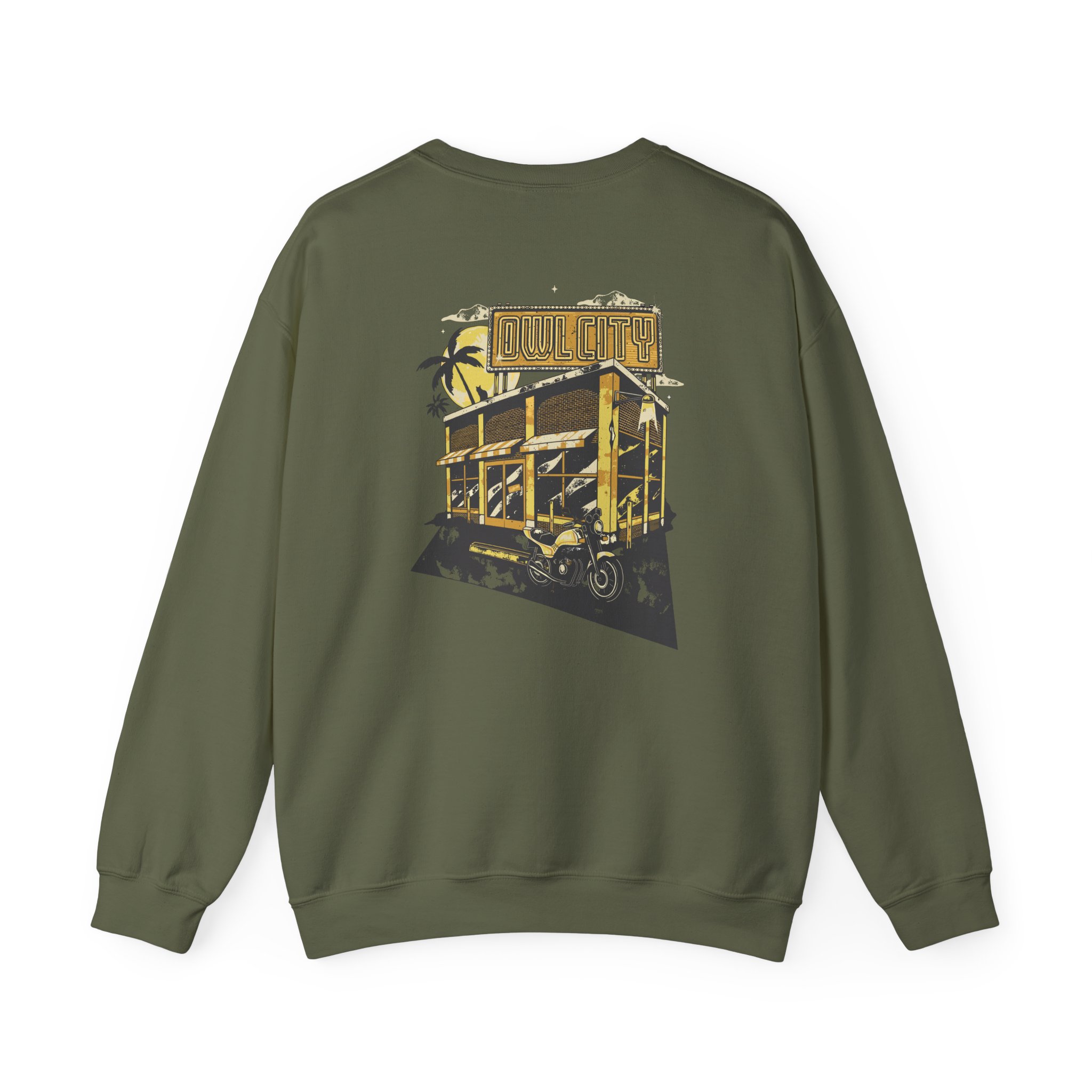 Owl City Coco Moon Storefront Unisex Heavy Blendâ„¢ Crewneck Sweatshirt