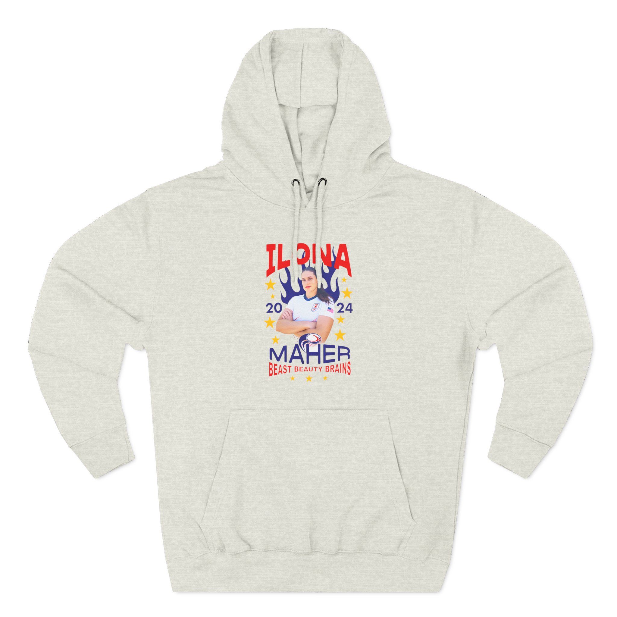 Ilona Maher Spangled Banner Three-Panel Fleece Hoodie