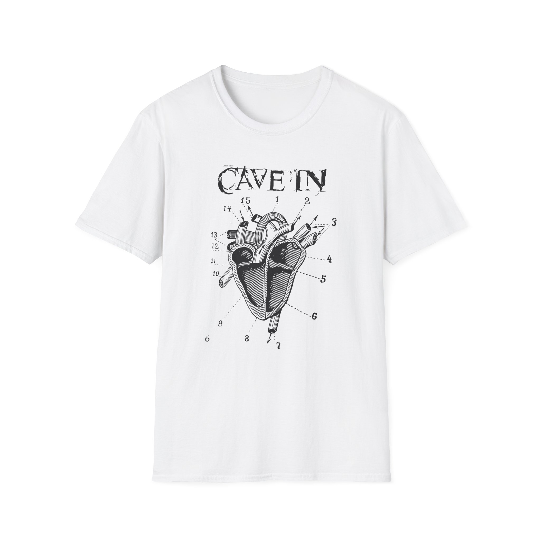 Cave in Classic Heart Unisex Softstyle T-Shirt