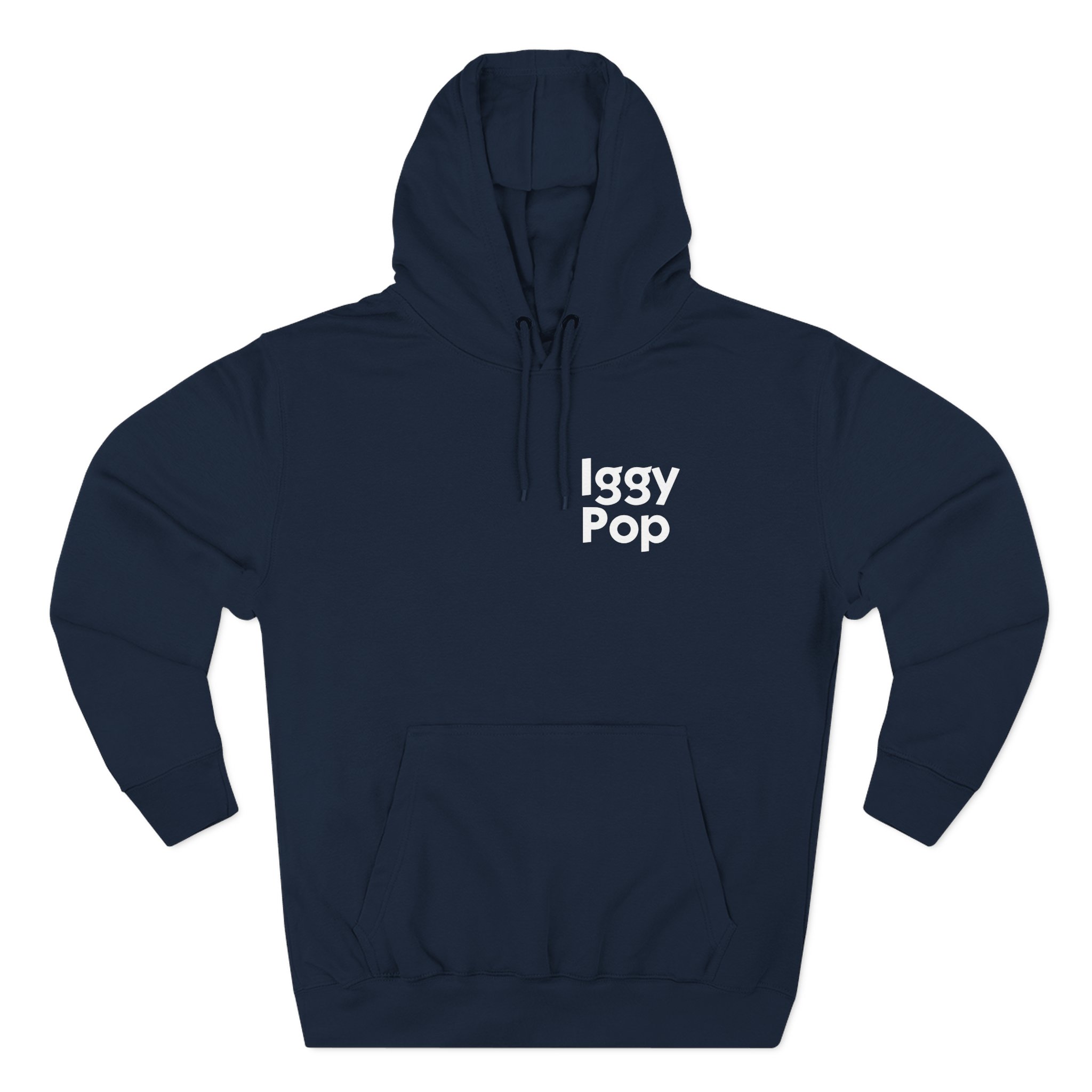 The Stooges Iggy Pop Photo Three-Panel Fleece Hoodie