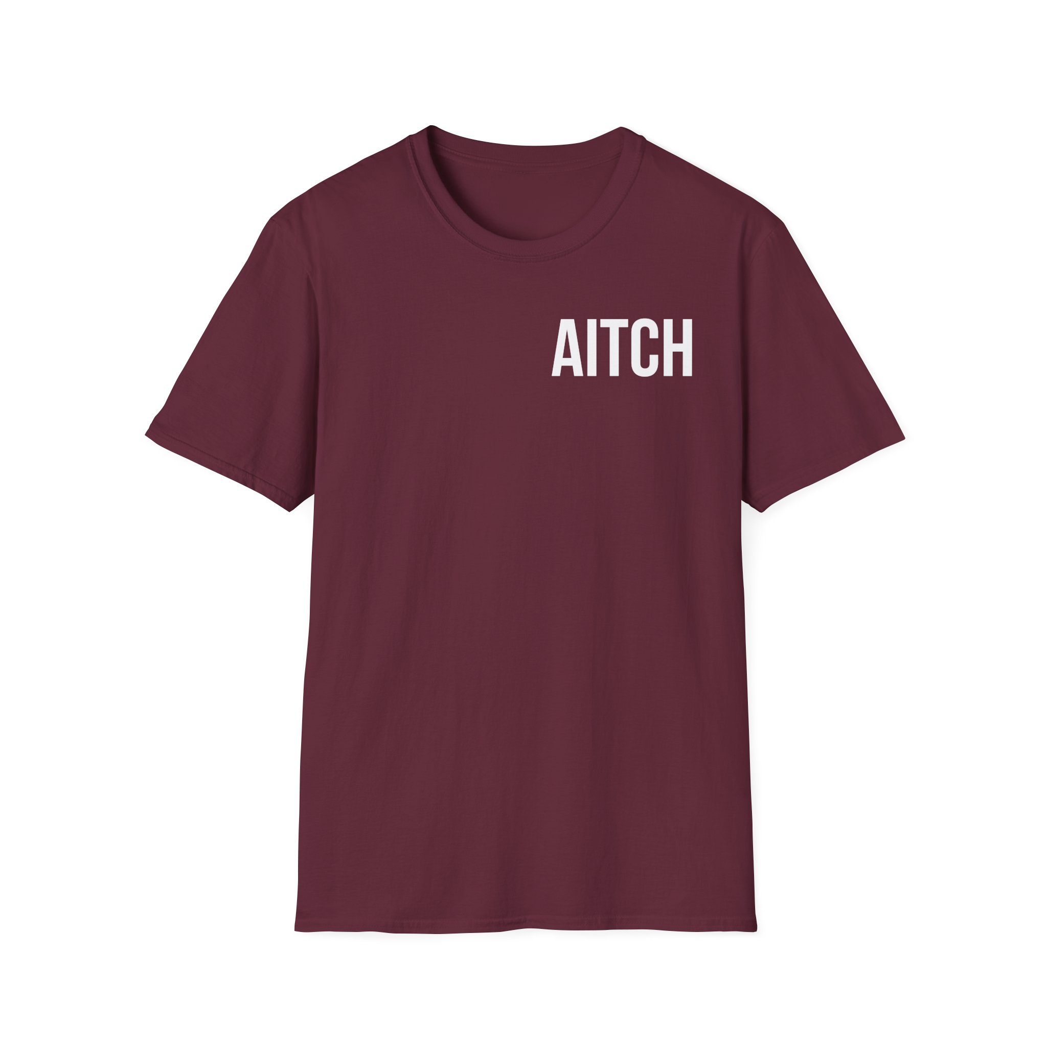 Aitch Pocket Logo Unisex Softstyle T-Shirt