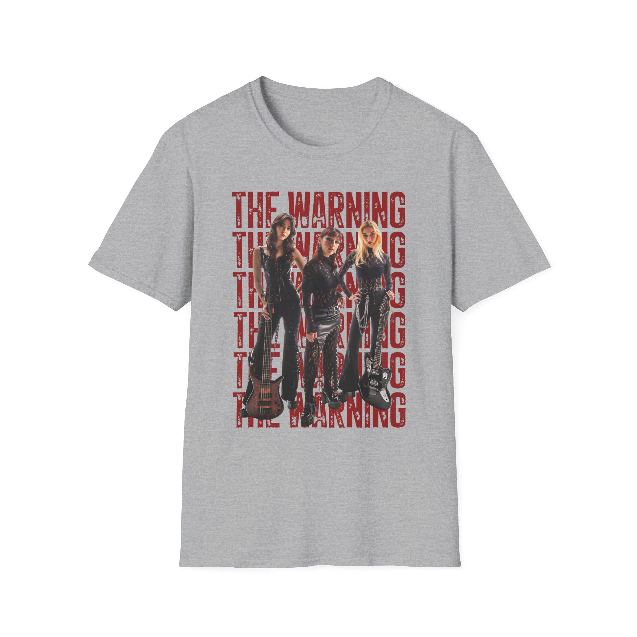 The Warning Stacked Unisex Softstyle T-Shirt