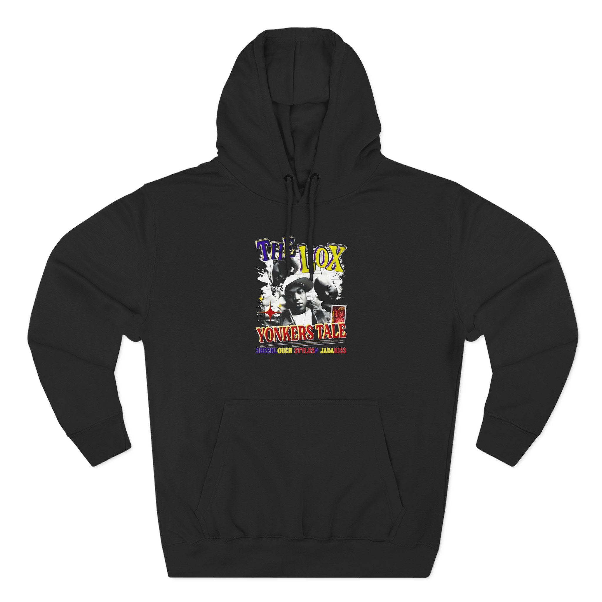 The Lox Yonkers Tale Sheek Louch Styles P Jadakiss Three-Panel Fleece Hoodie