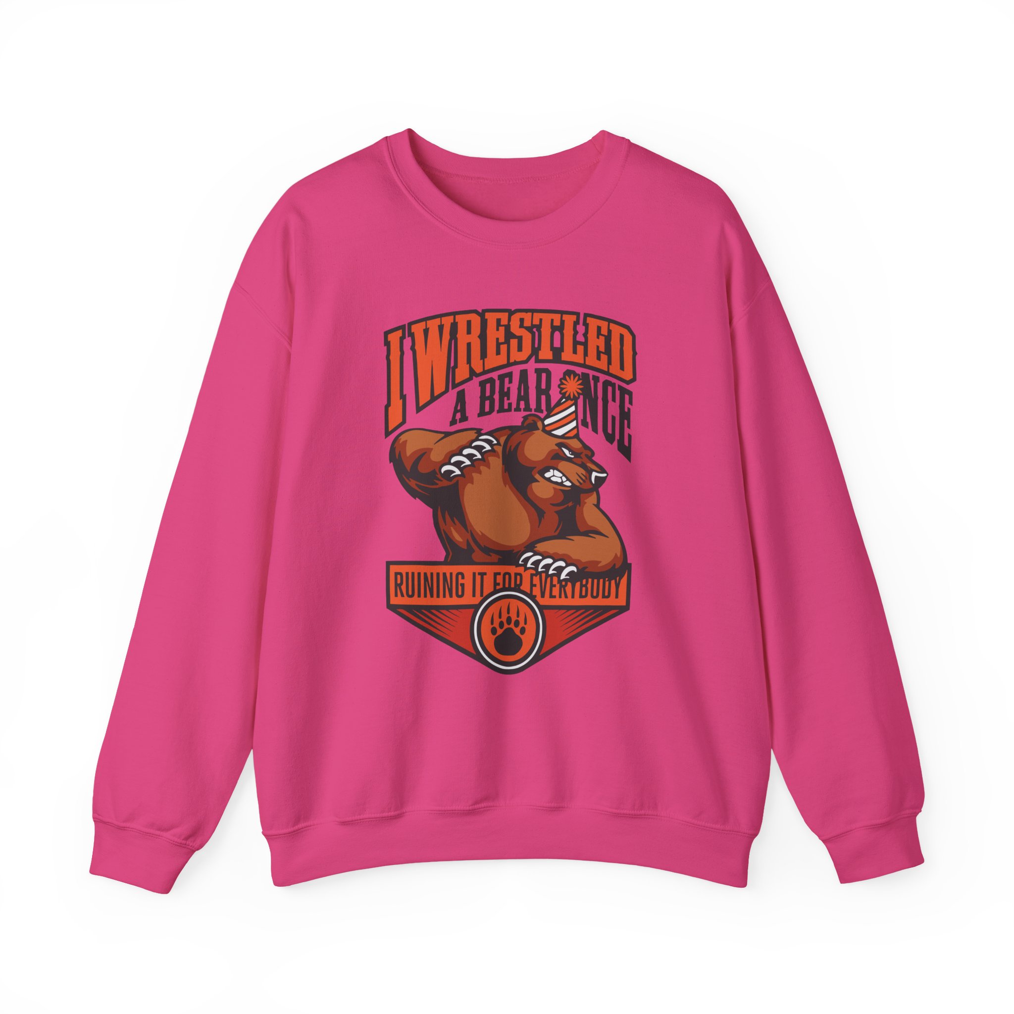 Iwrestledabearonce Unisex Heavy Blendâ„¢ Crewneck Sweatshirt