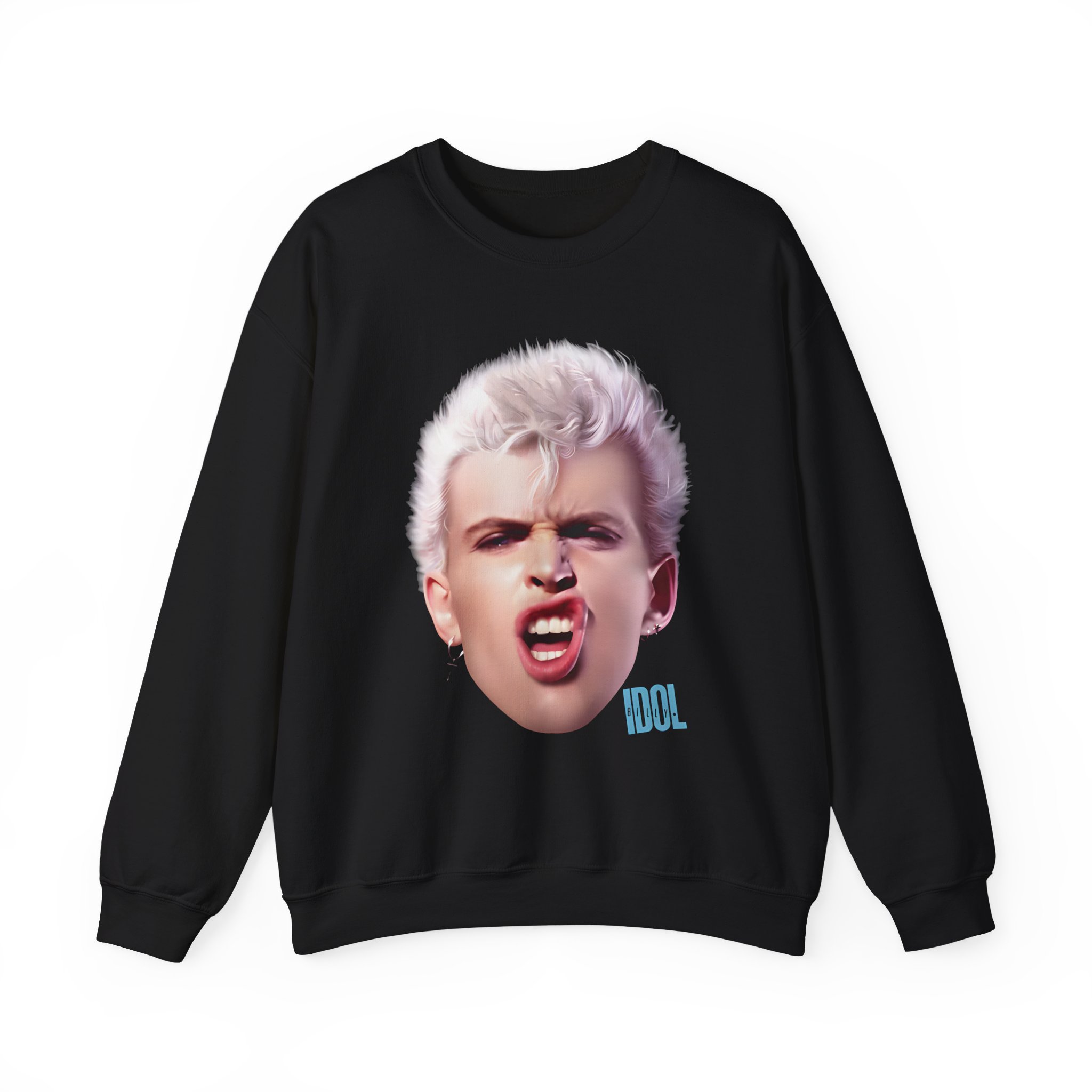 Billy Idol Billy Smirk Unisex Heavy Blendâ„¢ Crewneck Sweatshirt