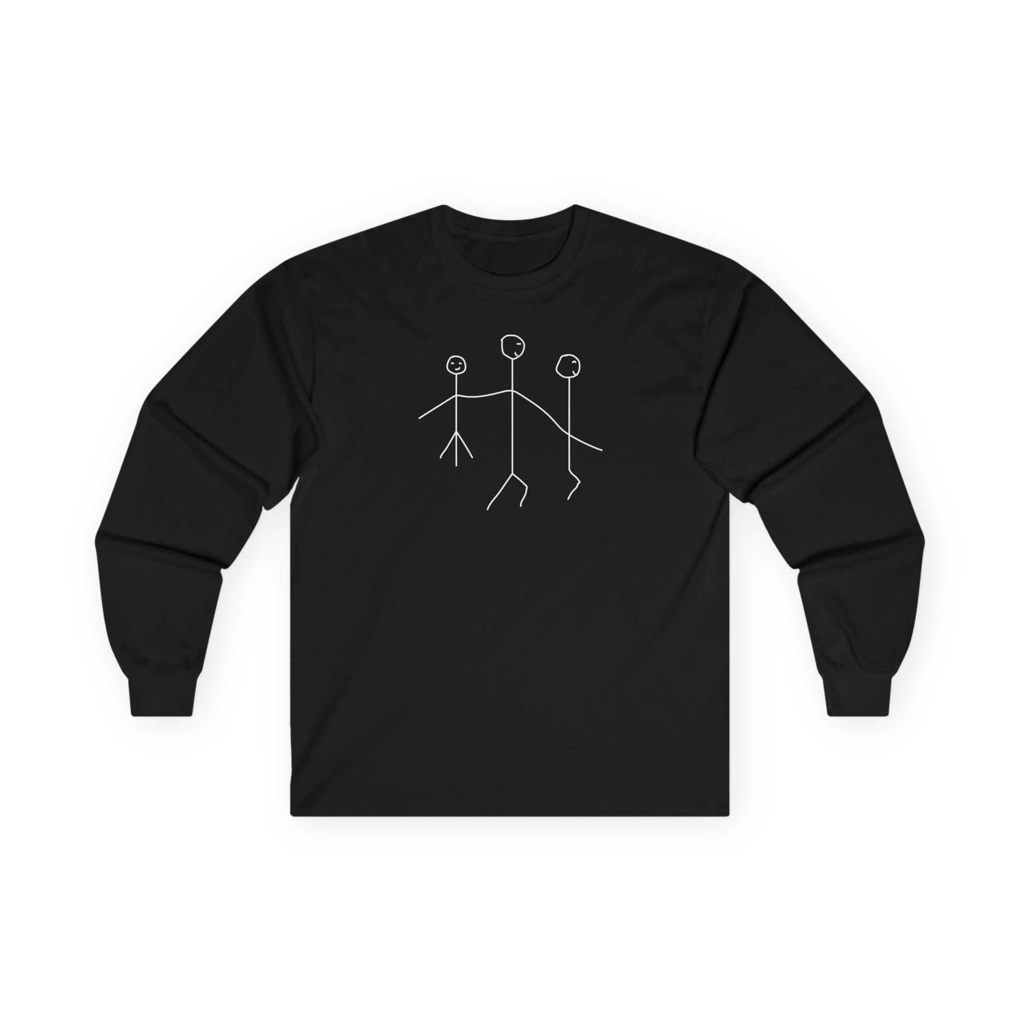 Leith Ross Stick Figures Unisex Ultra Cotton Long Sleeve Tee