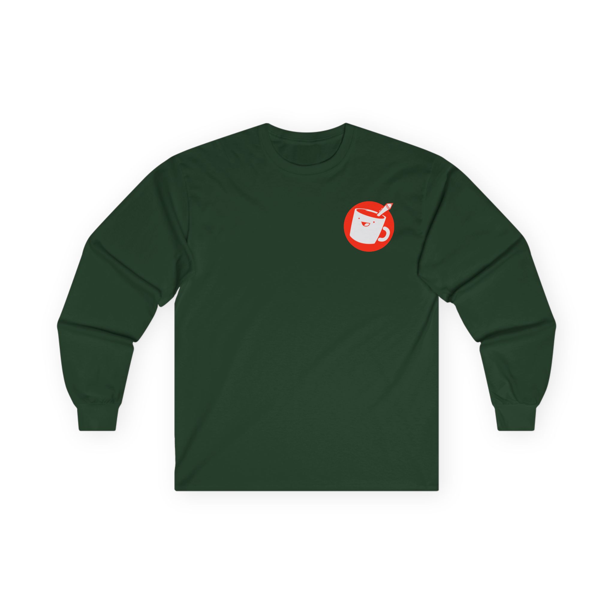 Drawfee Logo Unisex Ultra Cotton Long Sleeve Tee