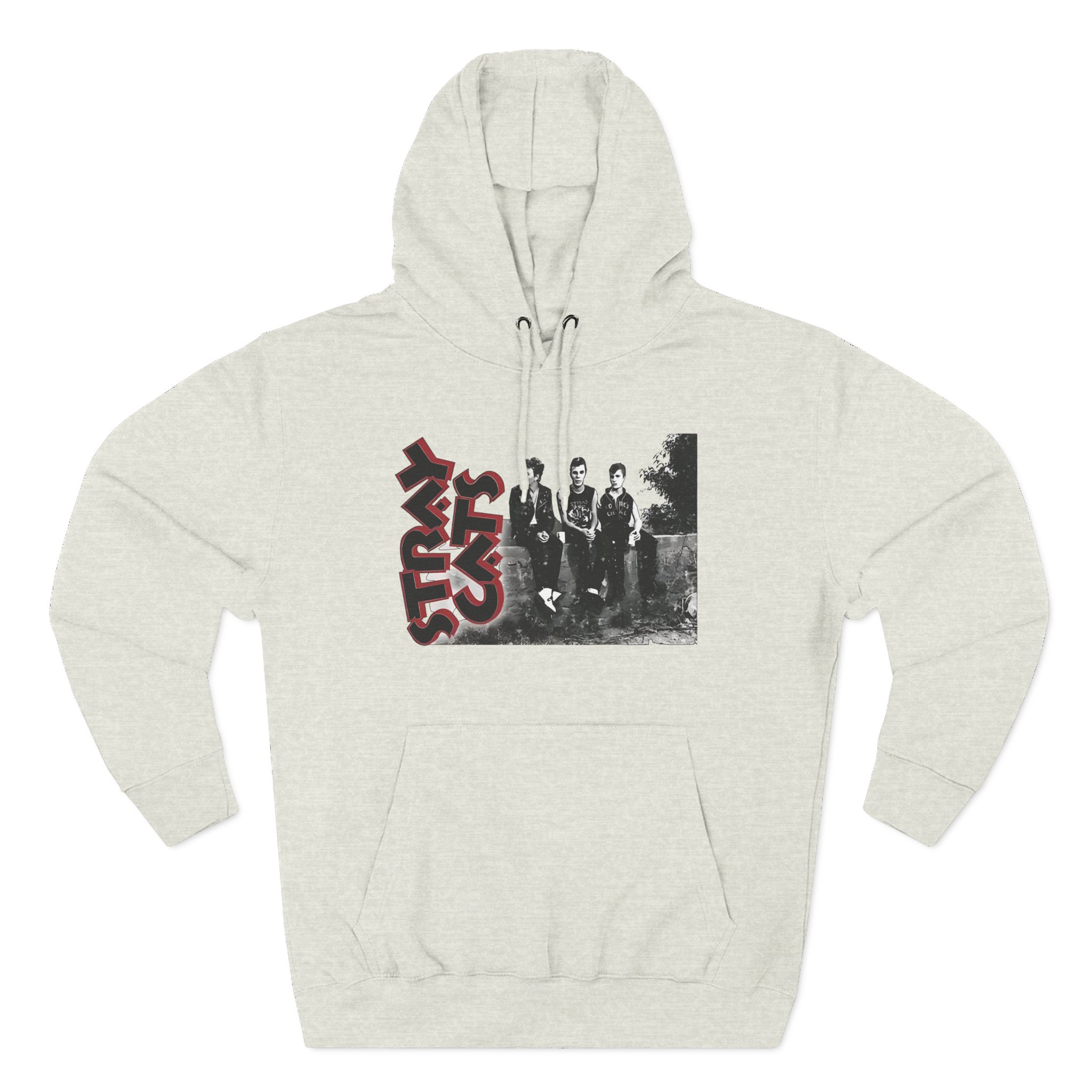 Stray Cats Three Cats Three-Panel Fleece Hoodie