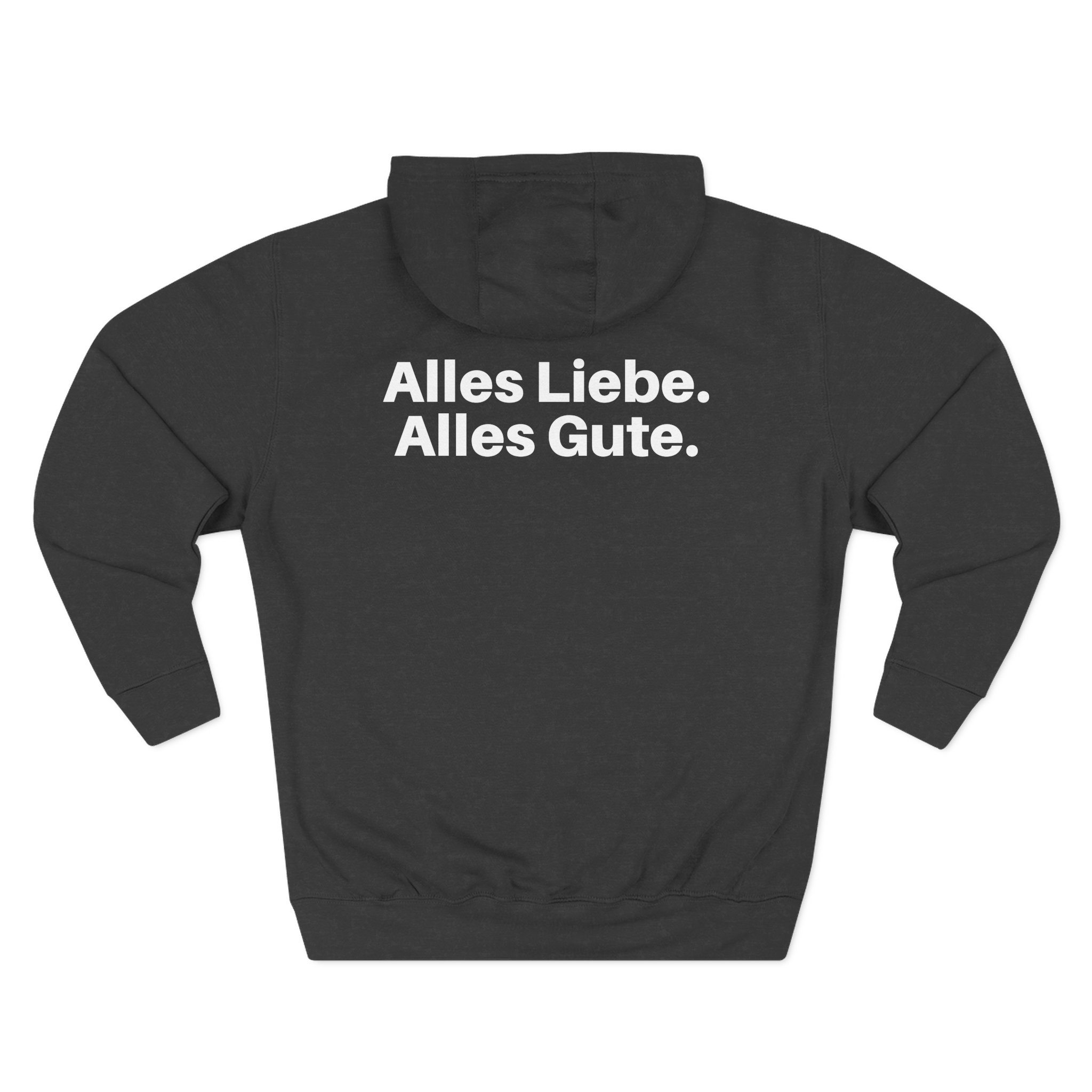 Baywatch Berlin Hude Alles Liebe Alles Gute Three-Panel Fleece Hoodie