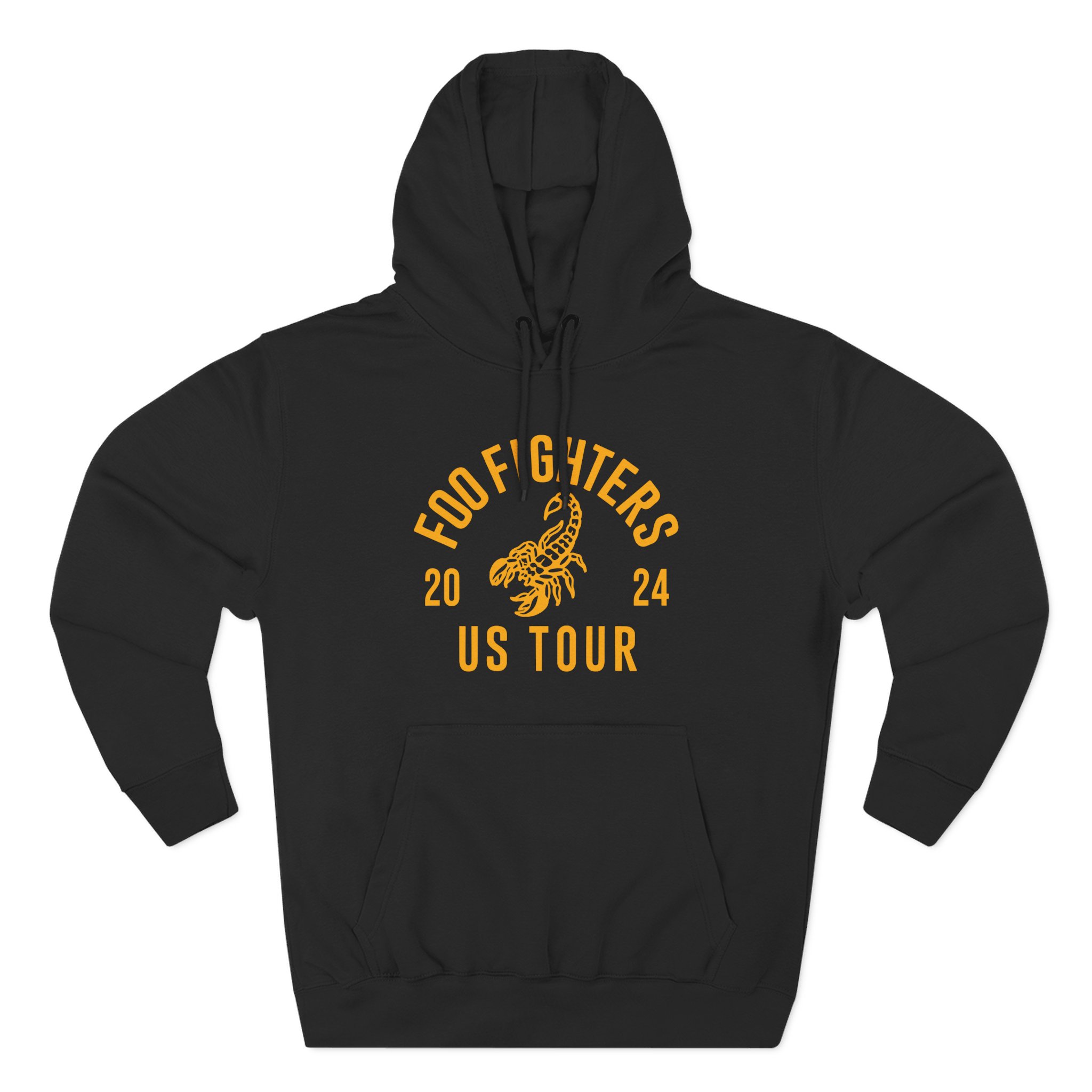 Foo Fighters 2024 Us Tour Three-Panel Fleece Hoodie