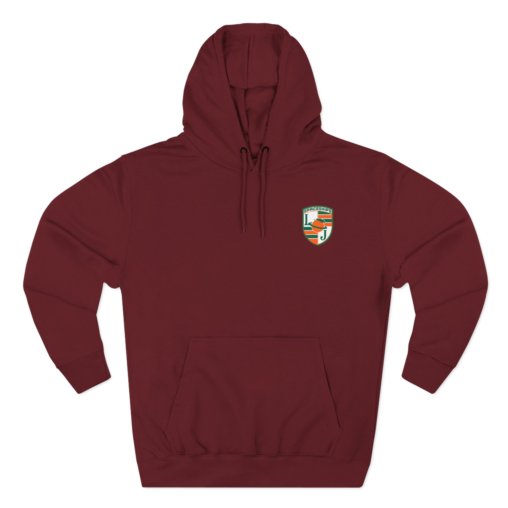 Larry June Badge Three-Panel Fleece Hoodie