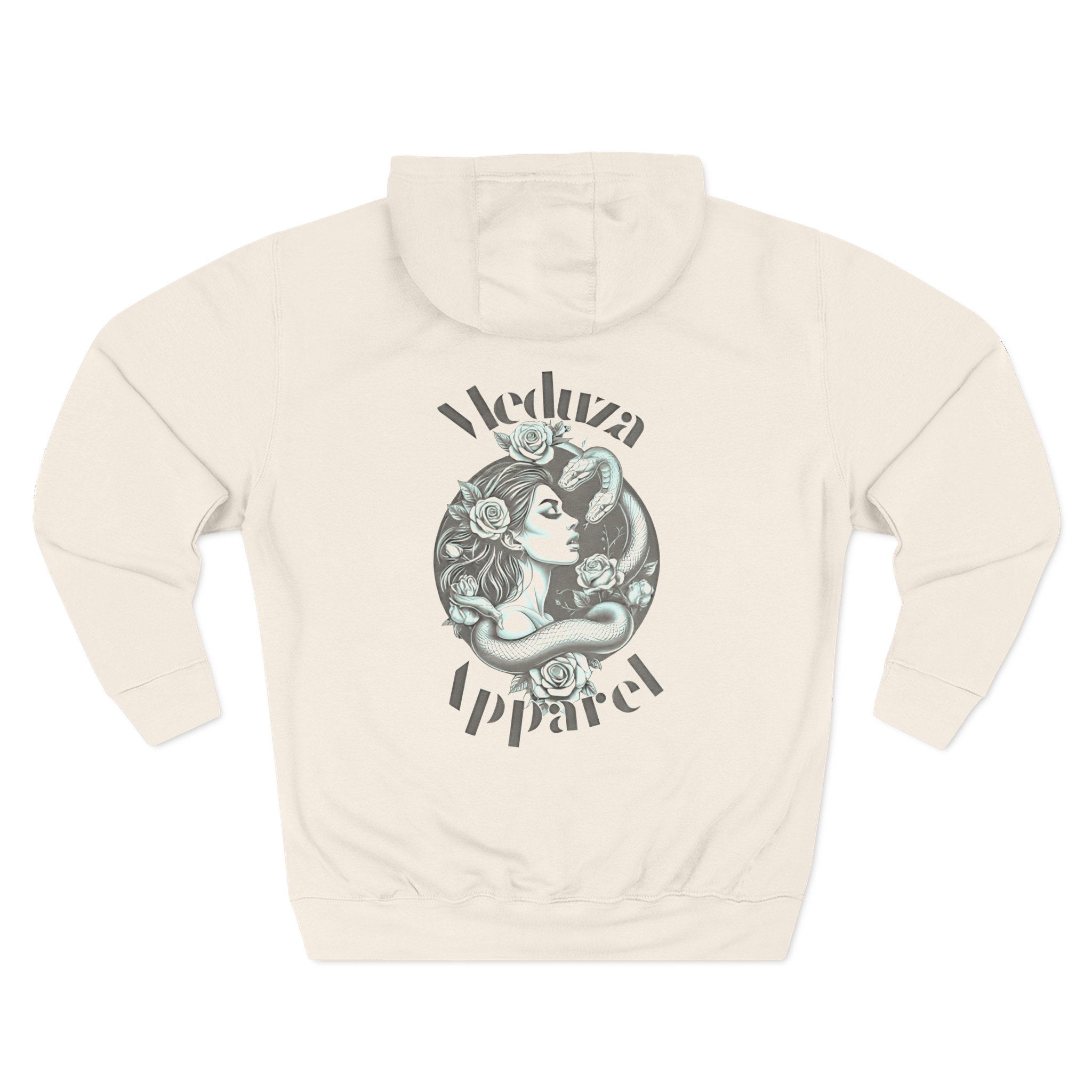 Meduza Roses & Snakes Three-Panel Fleece Hoodie