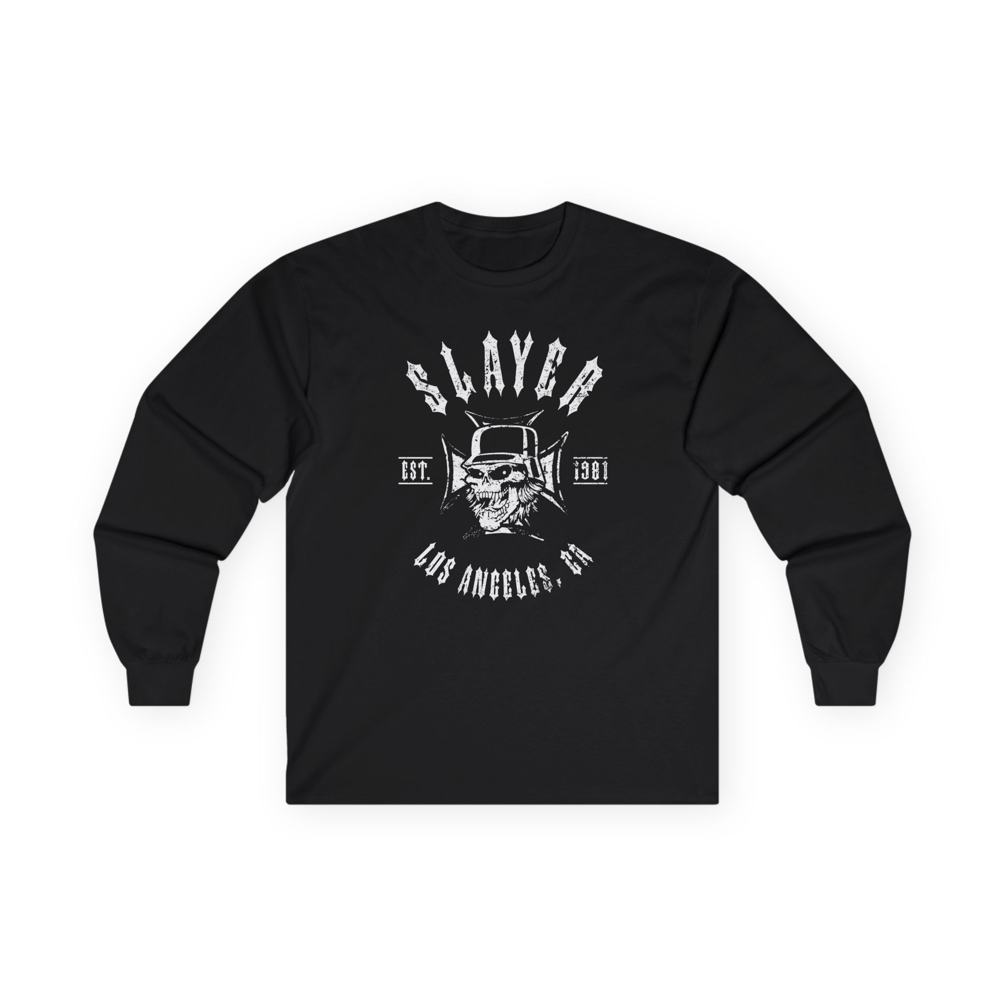 Slayer Established 1981 Skull Unisex Ultra Cotton Long Sleeve Tee