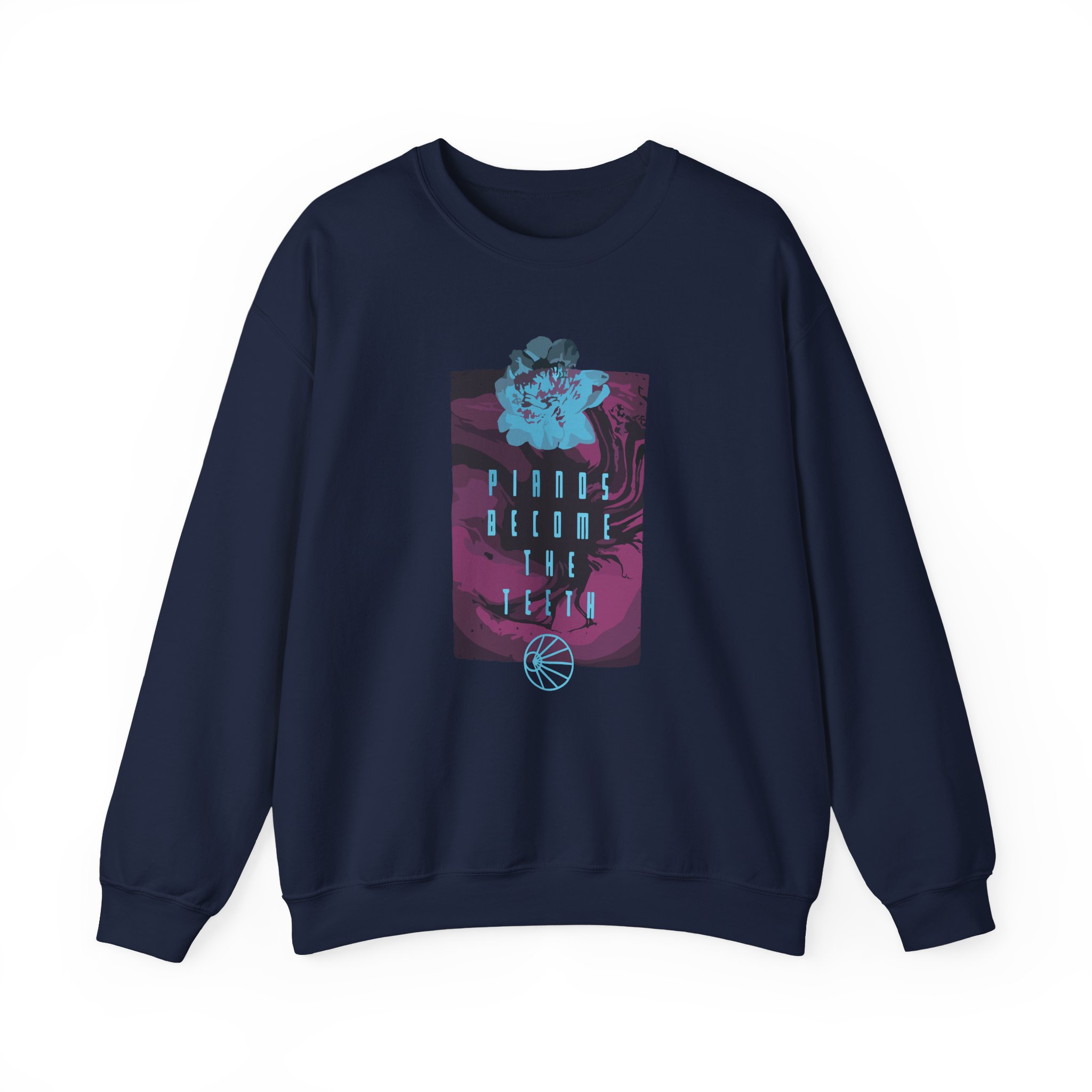 Pianos Become the Teeth Abstract Flowers Unisex Heavy Blendâ„¢ Crewneck Sweatshirt
