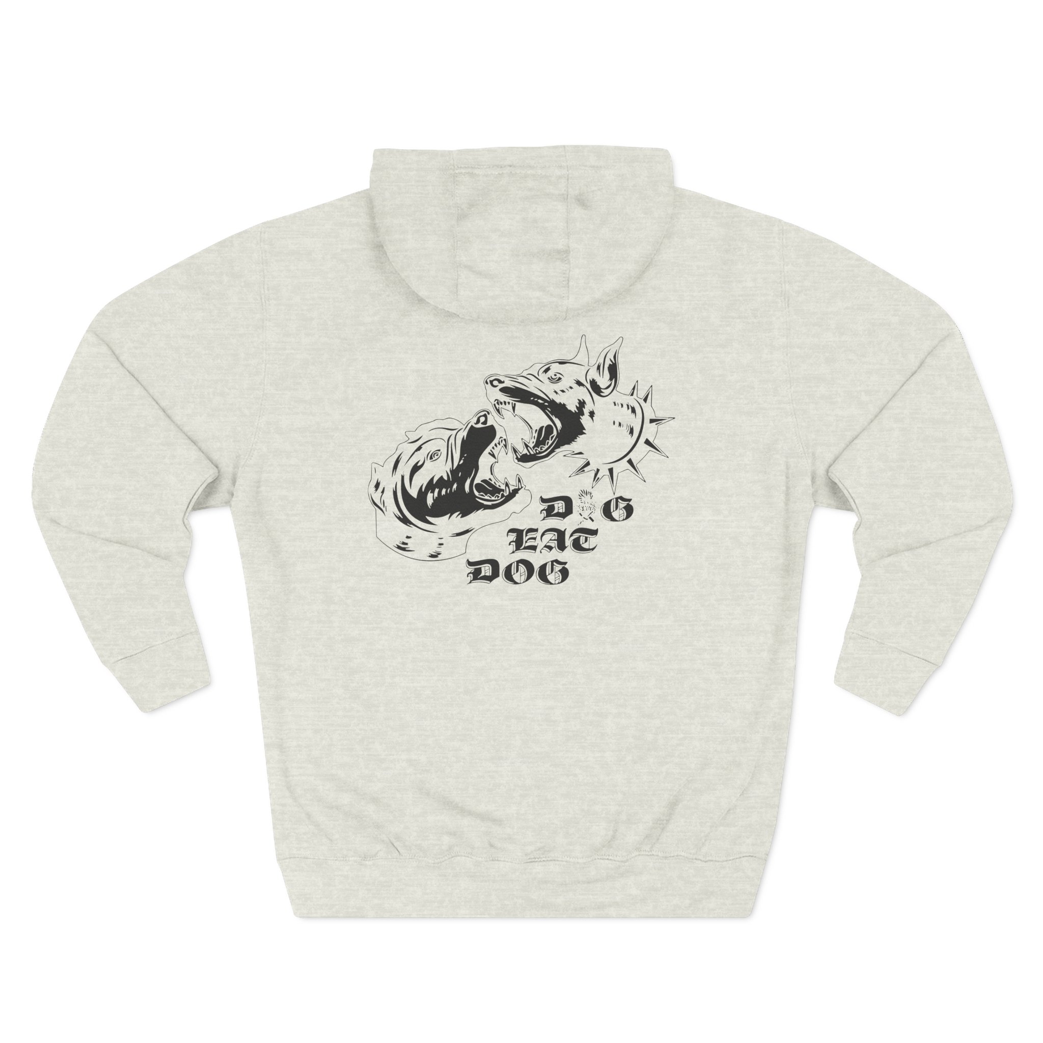 Dog Eat Dog Three-Panel Fleece Hoodie
