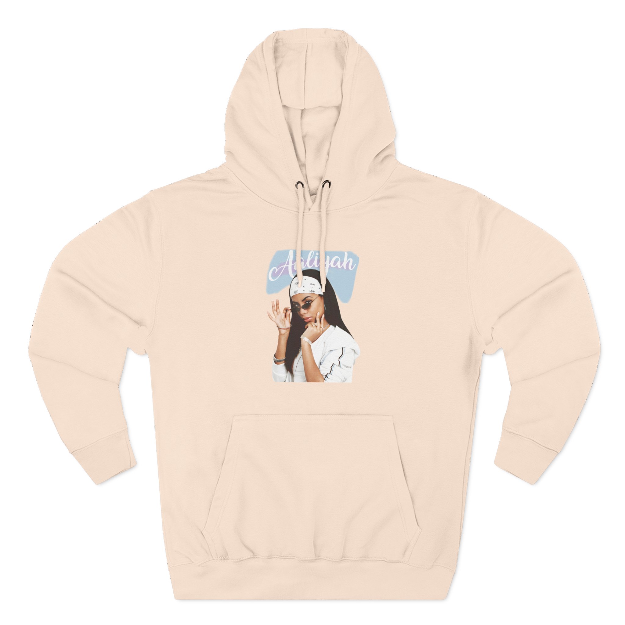 Aaliyah Three-Panel Fleece Hoodie