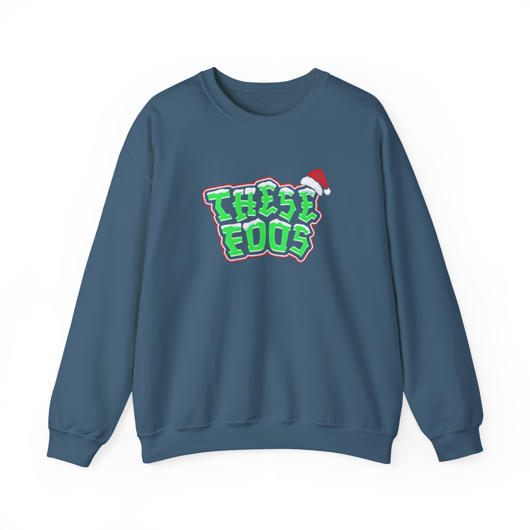 These Foos Lil Foo Santa Christmas Unisex Heavy Blendâ„¢ Crewneck Sweatshirt