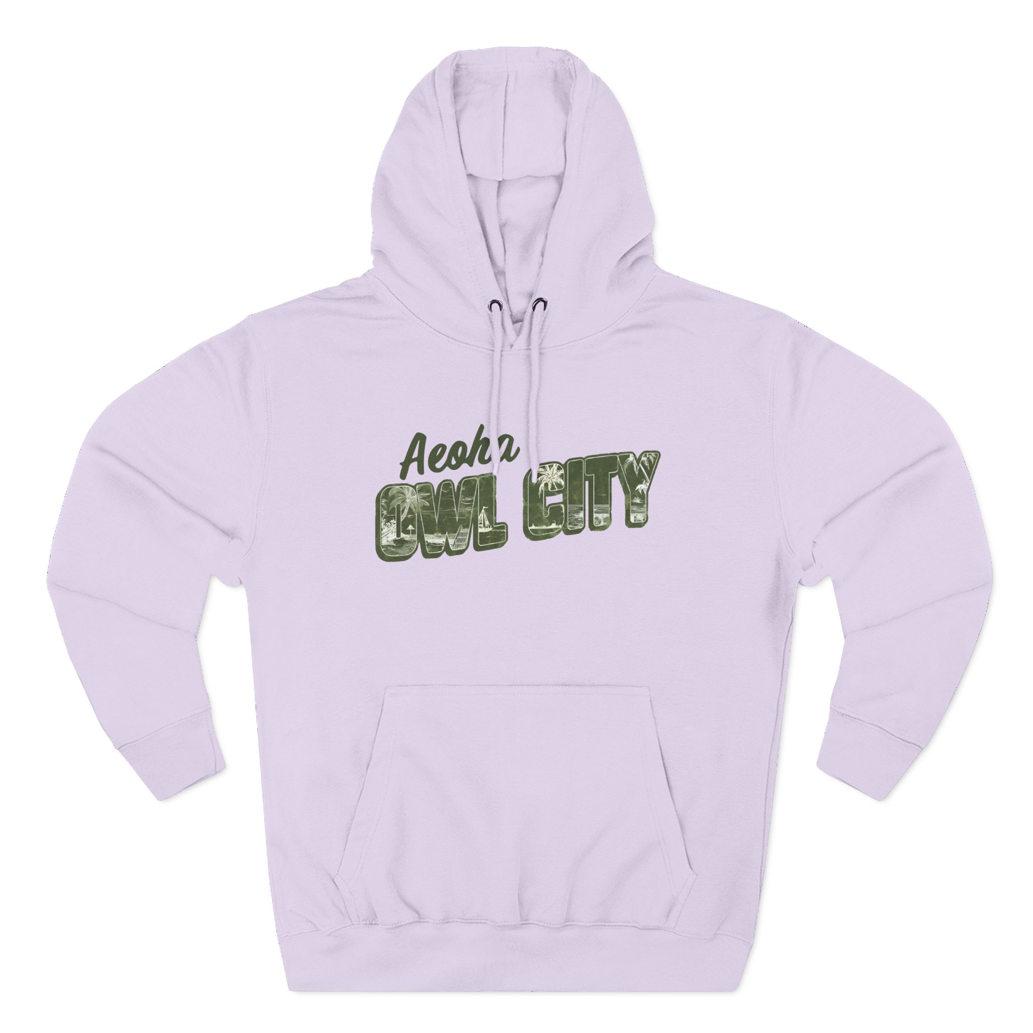Owl City Three-Panel Fleece Hoodie