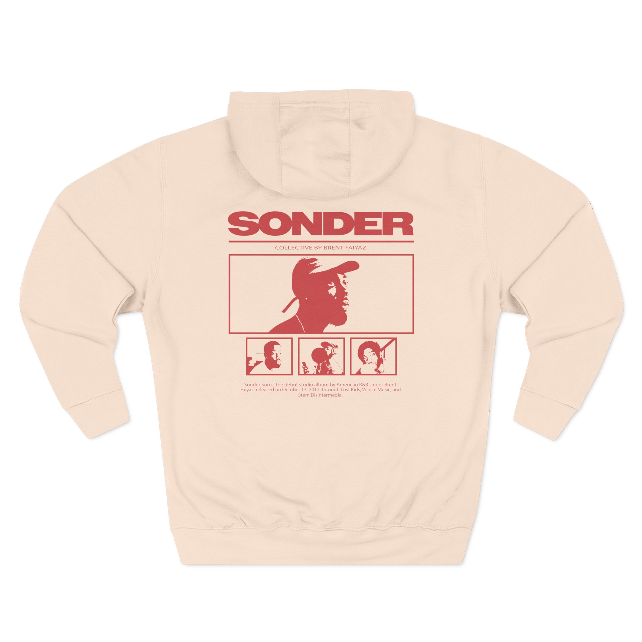 Brent Faiyaz Sonder Three-Panel Fleece Hoodie