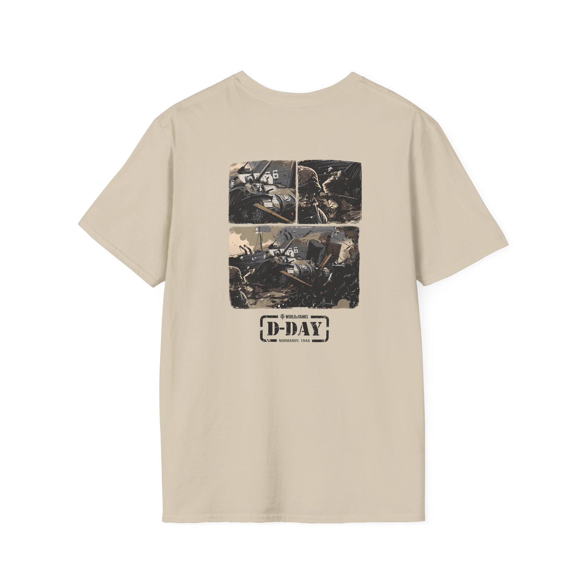 World of Tank Wot D-day Fury Storm Unisex Softstyle T-Shirt