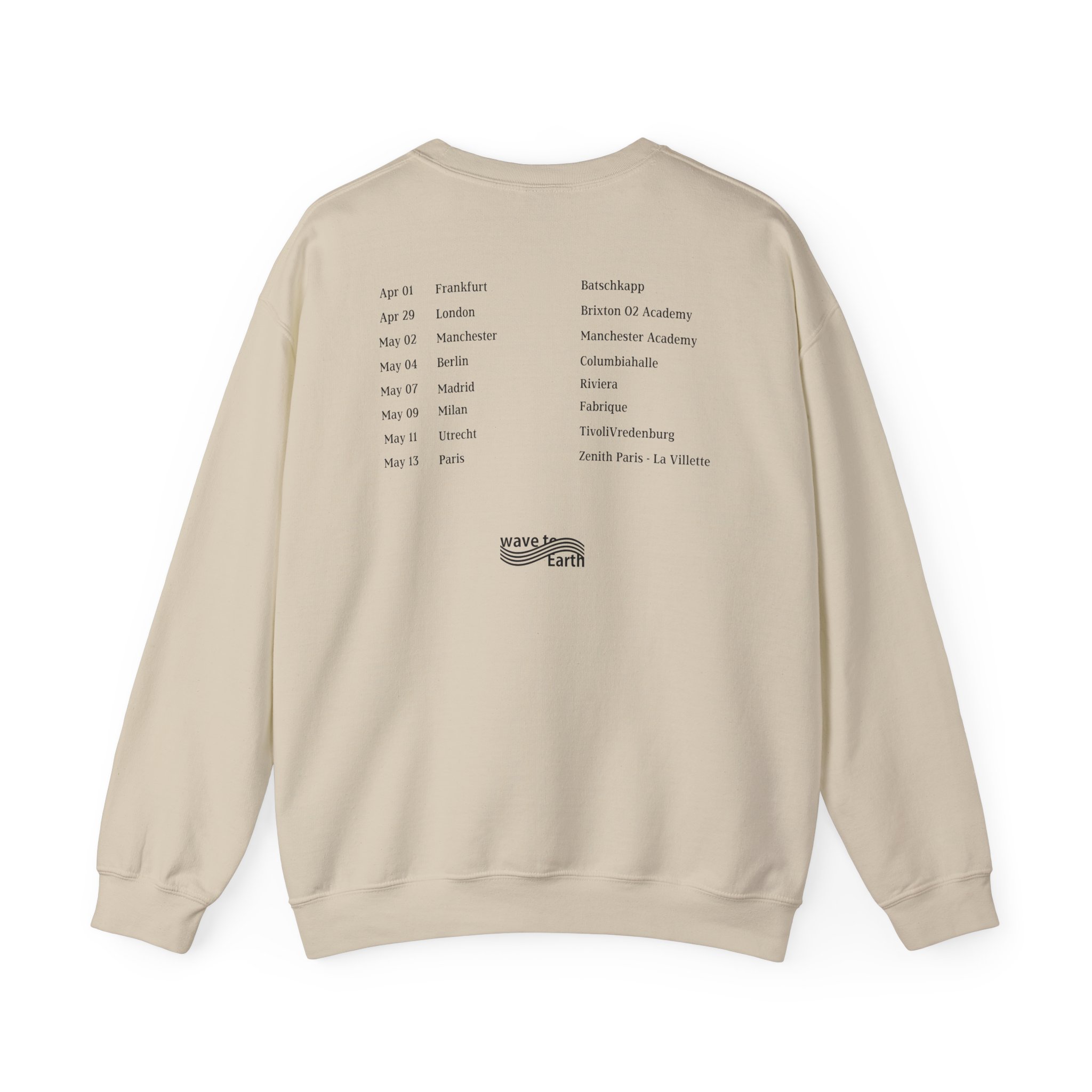 Wave to Earth "0.03 World Tour in Europe Unisex Heavy Blendâ„¢ Crewneck Sweatshirt