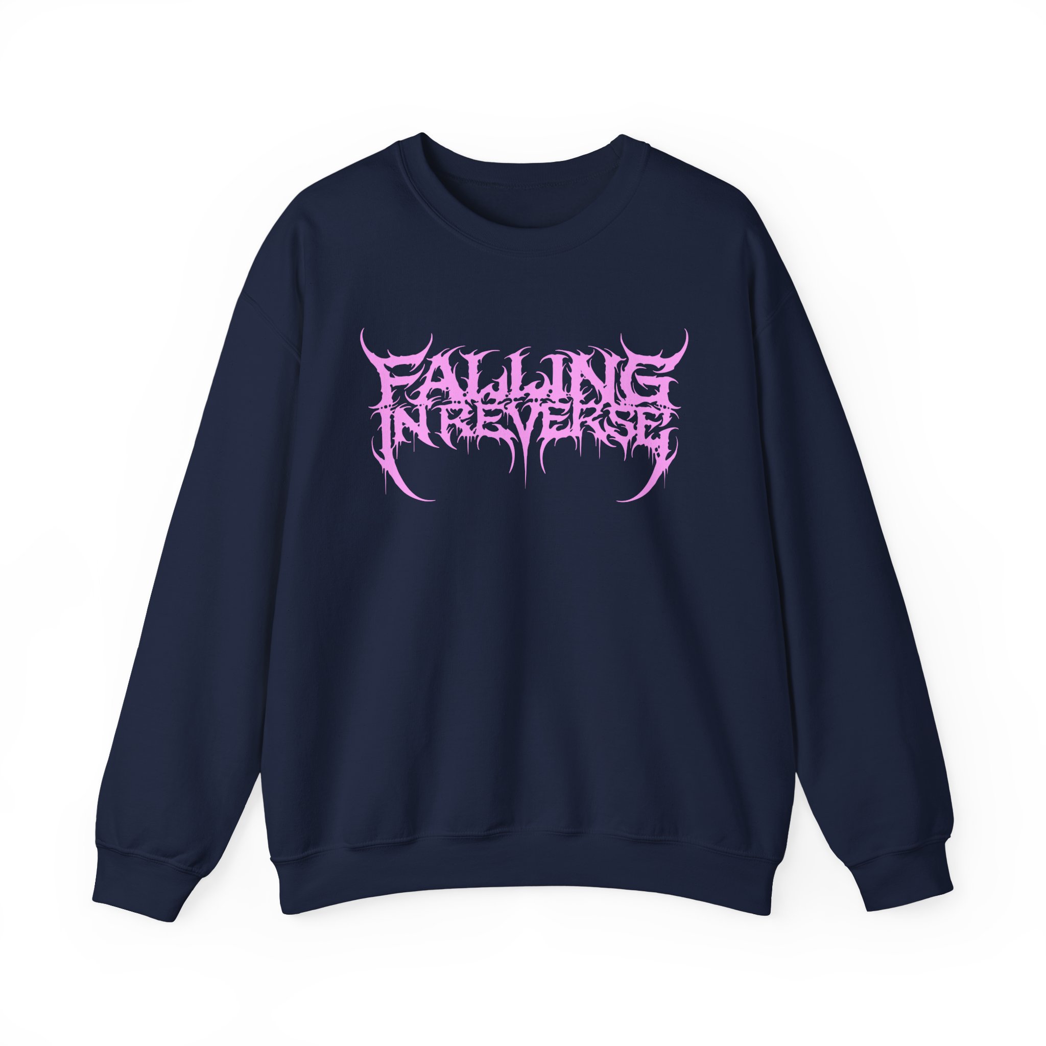 Falling in Reverse Popular Monster Text Unisex Heavy Blendâ„¢ Crewneck Sweatshirt