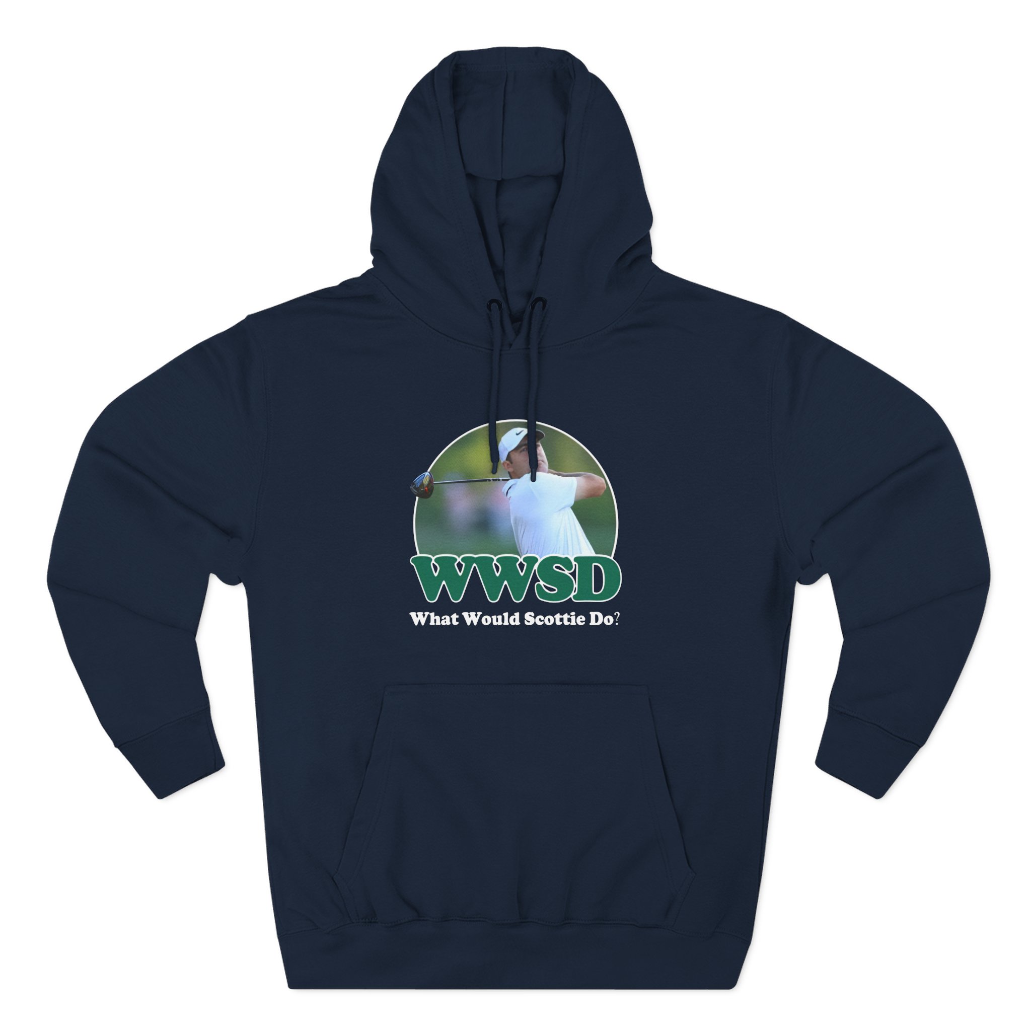 Scottie Scheffler What Would Do Wwsd Three-Panel Fleece Hoodie
