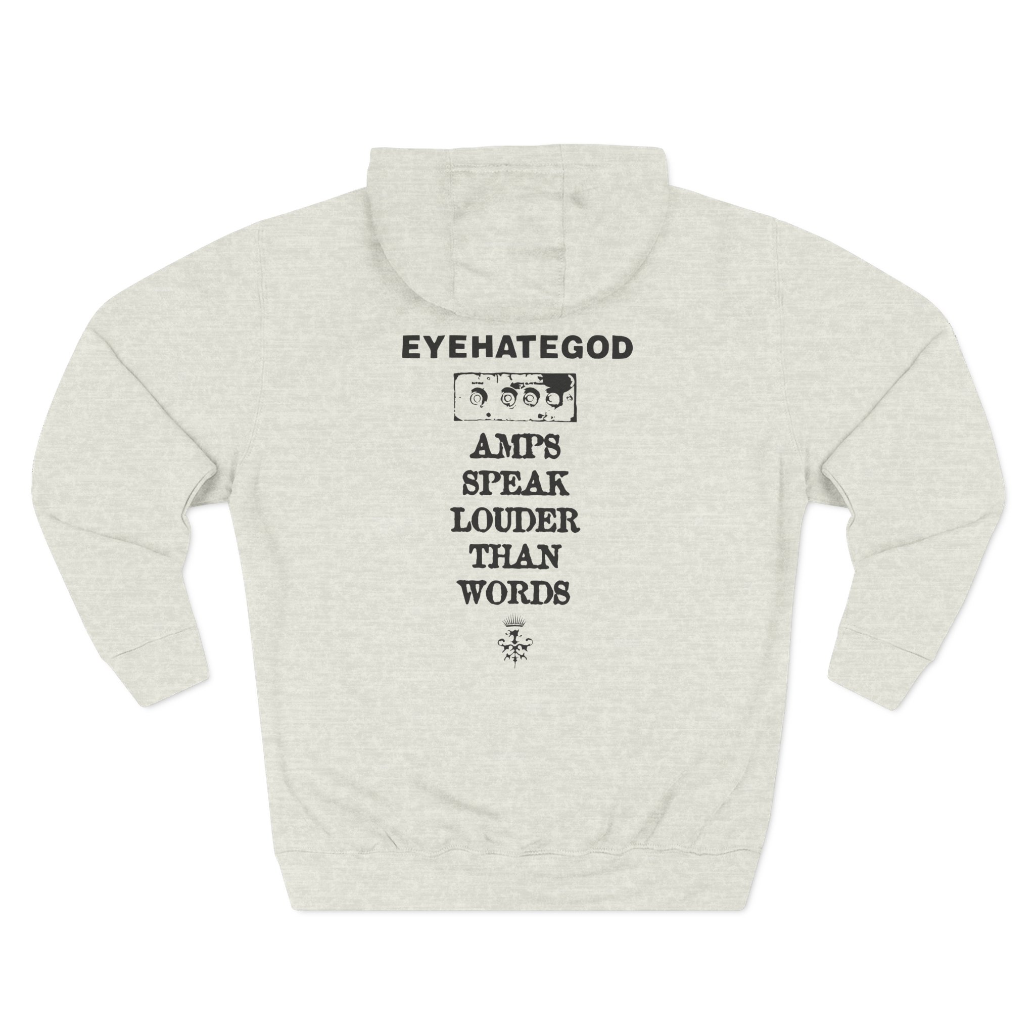 Eyehategod Phoenix/amps Three-Panel Fleece Hoodie