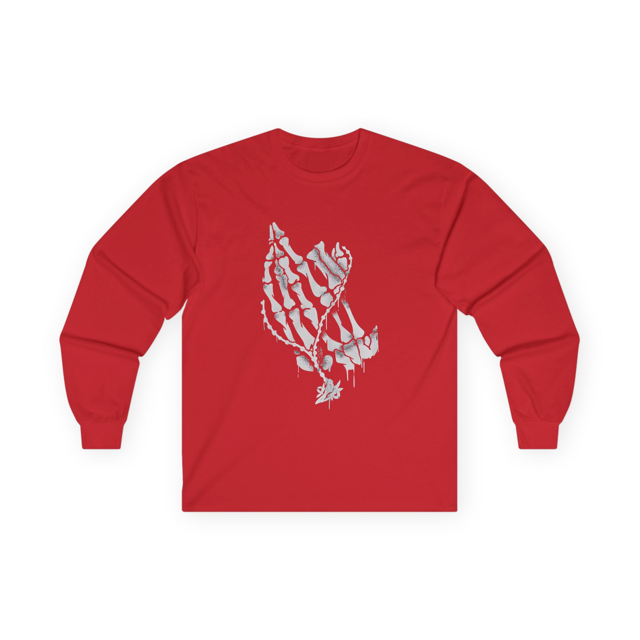 Bayside Praying Hands Unisex Ultra Cotton Long Sleeve Tee