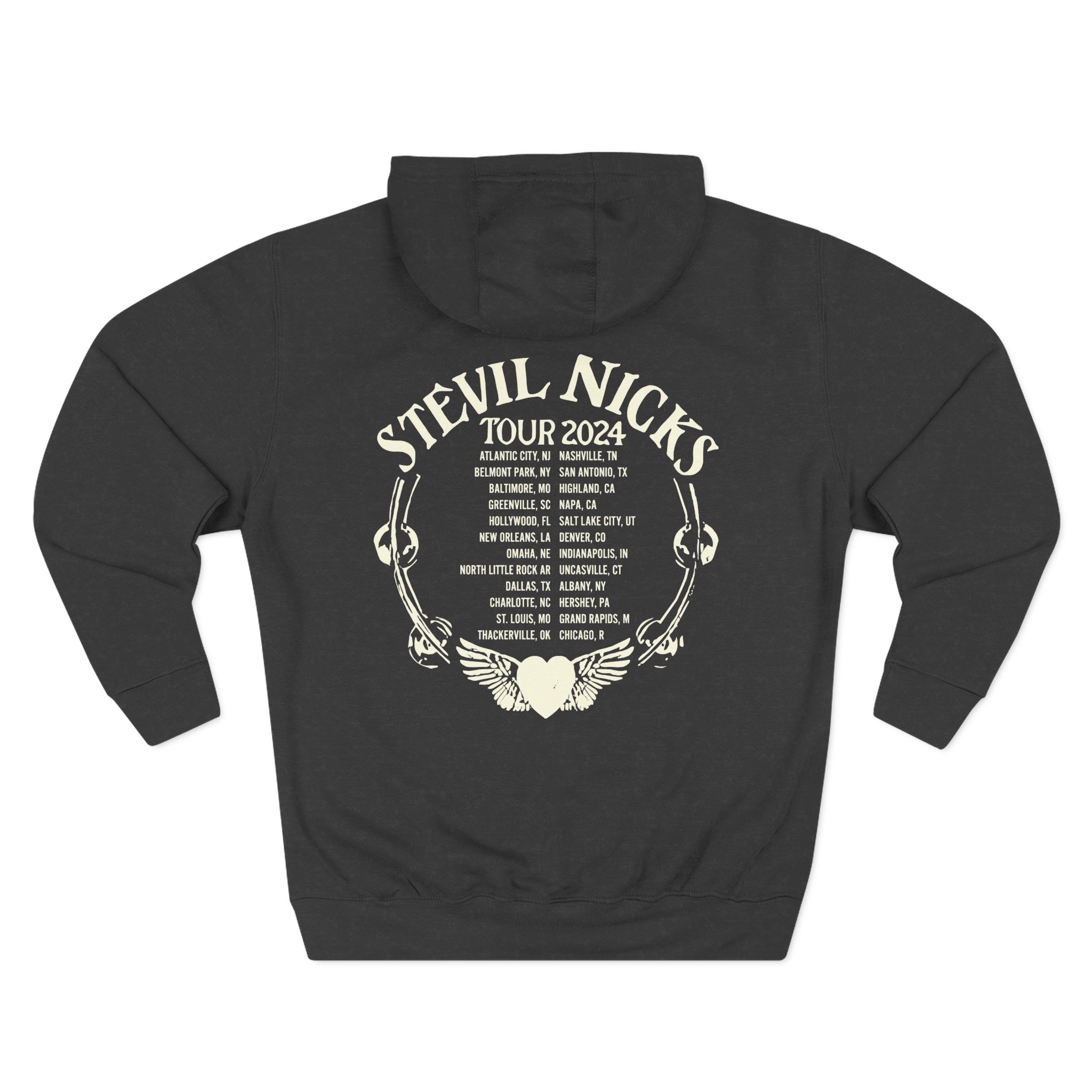 Stevie Nicks Tour Three-Panel Fleece Hoodie