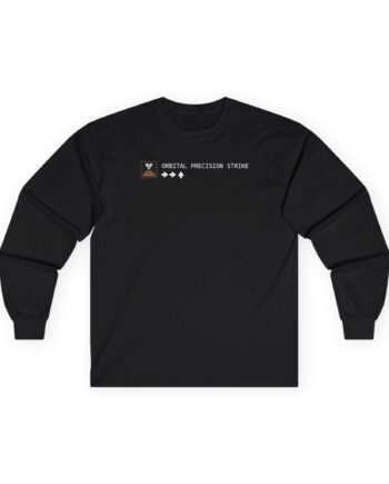 Helldivers Orbital Precision Strike Unisex Ultra Cotton Long Sleeve Tee