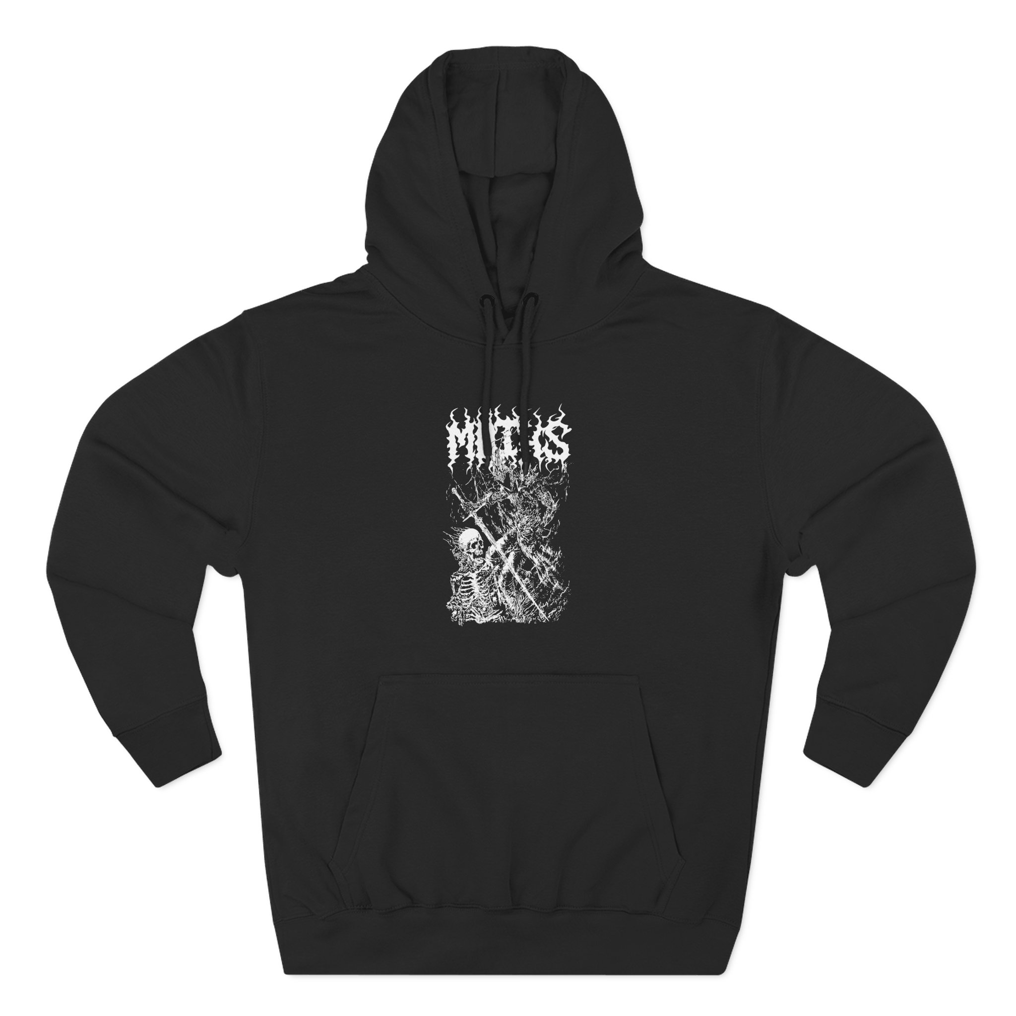 Like Moths to Flames Cycles Three-Panel Fleece Hoodie