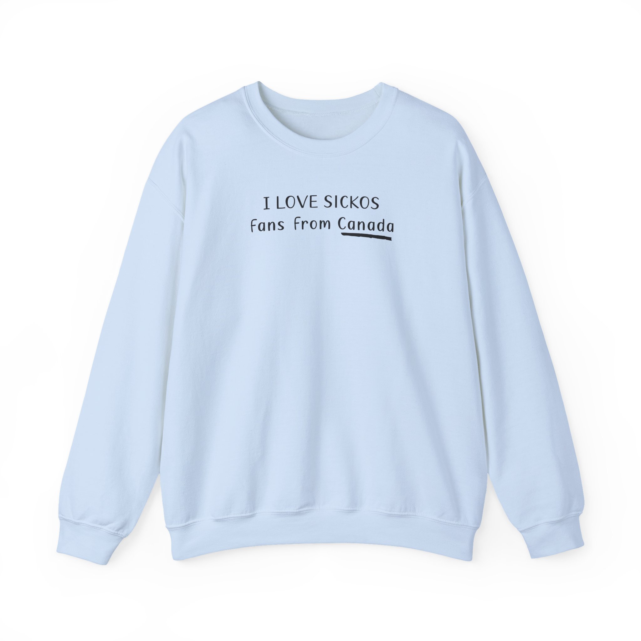 I Love Sickos Fans From Canada Unisex Heavy Blendâ„¢ Crewneck Sweatshirt