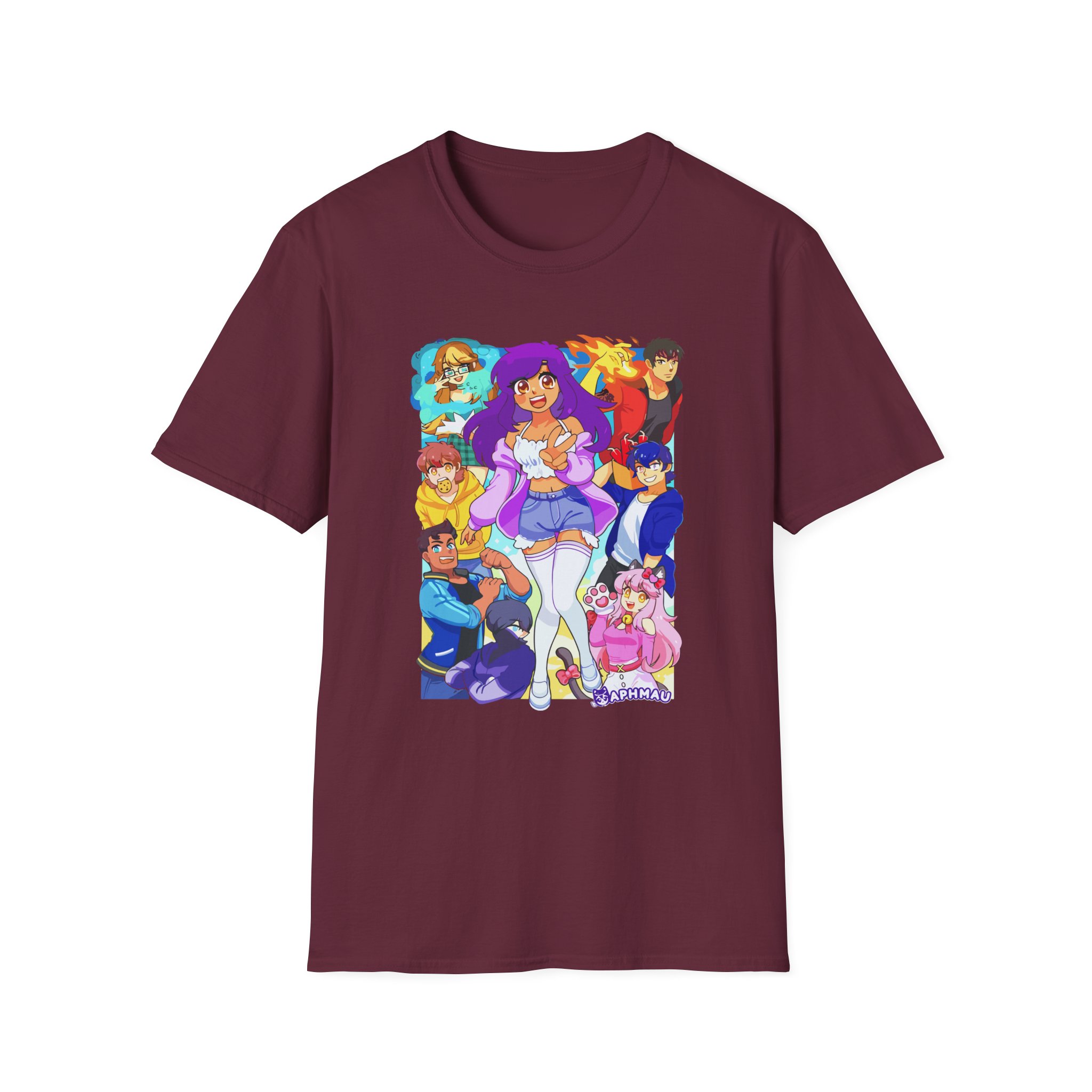 Aphmau & Friends Unisex Softstyle T-Shirt