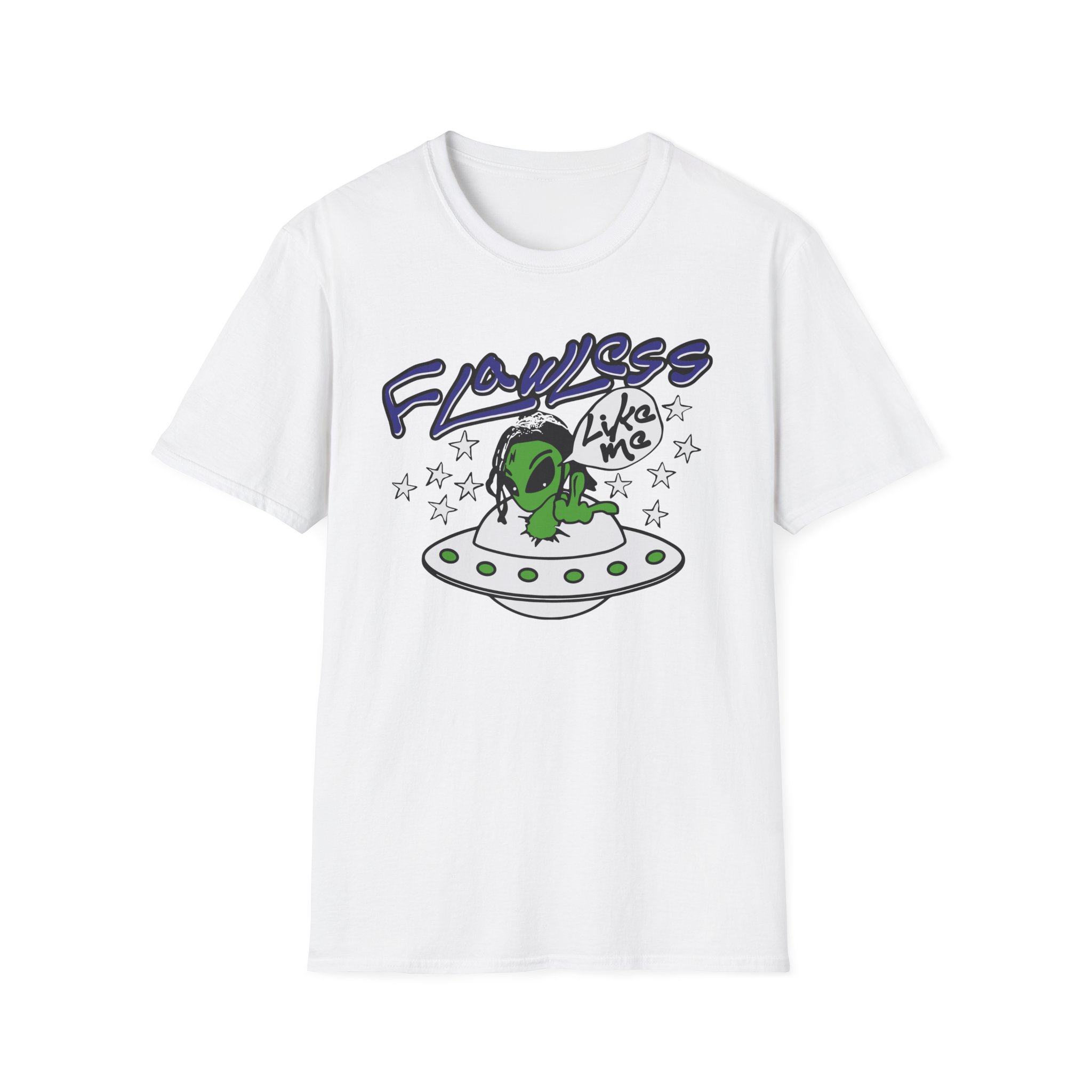 Lucki Flawless Like Me Alien Unisex Softstyle T-Shirt