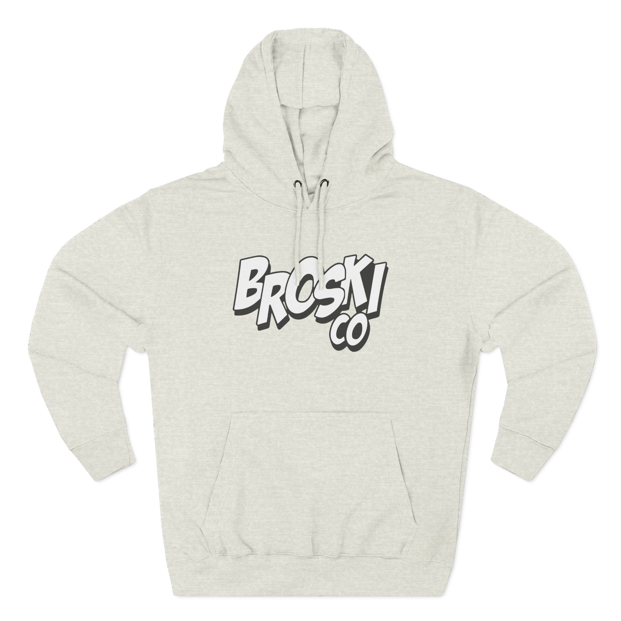 Broski Report Three-Panel Fleece Hoodie