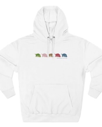 Niko B 5 Dogs Three-panel Fleece Hoodie