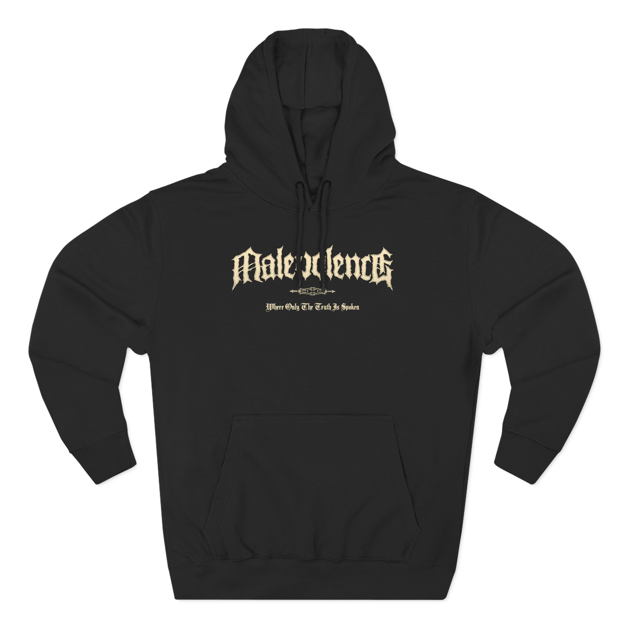 Malevolence Where Only the Truth is Spoken Three-Panel Fleece Hoodie