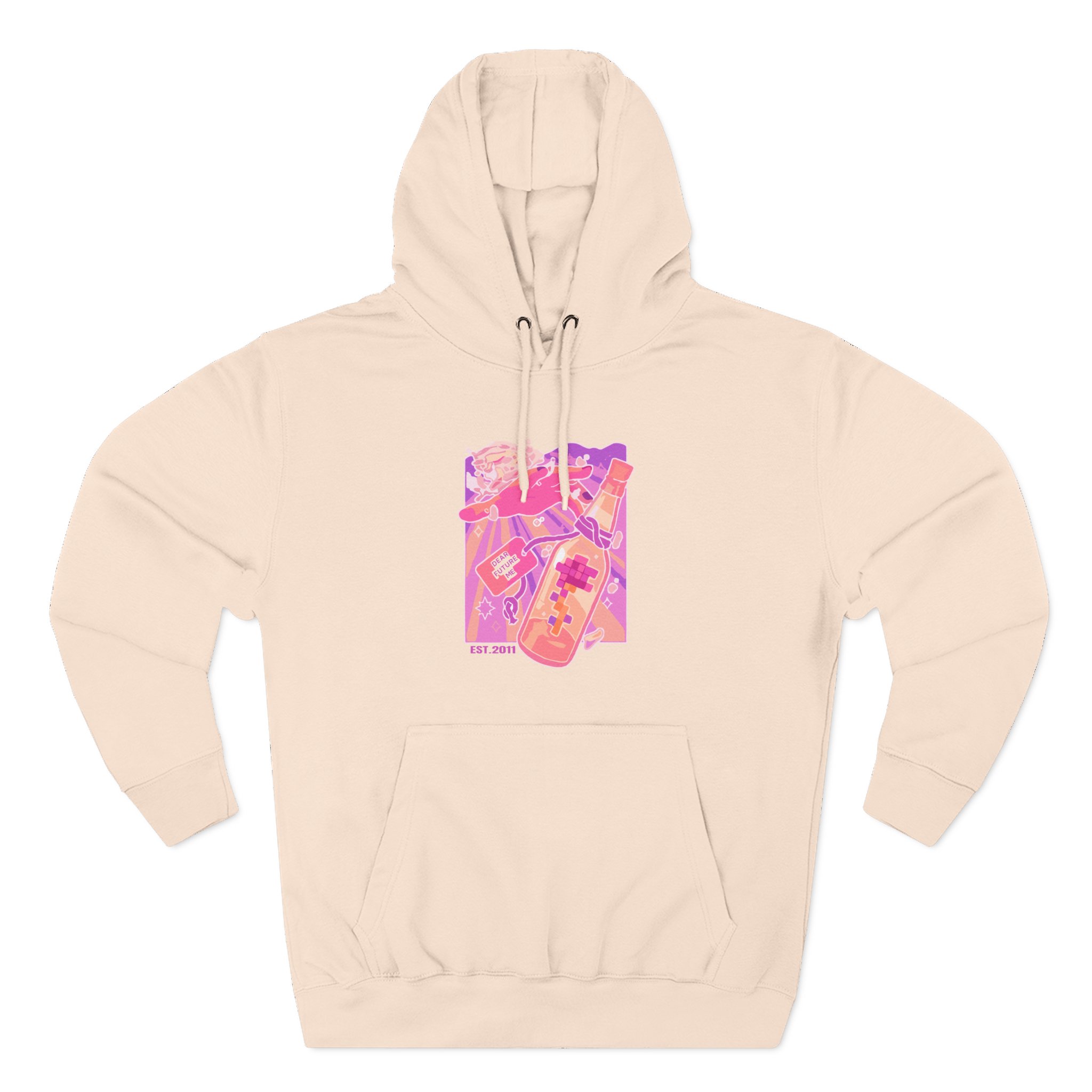 Captain Puffy Three-Panel Fleece Hoodie