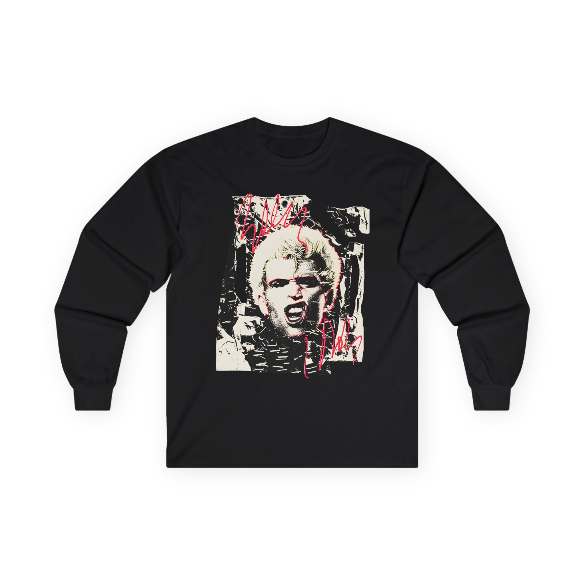 Billy Idol Shattered Photo Unisex Ultra Cotton Long Sleeve Tee